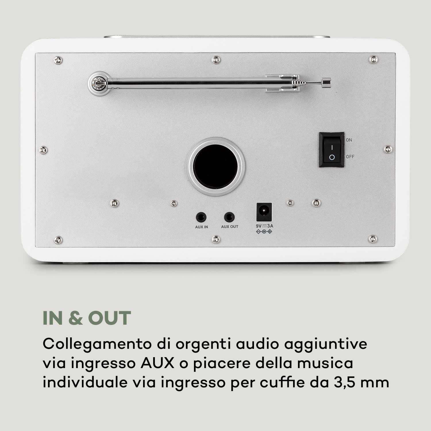 Connect 150 MKII - Radio web 2.1, DAB/DAB+/FM, Spotify, BT, display TFT da 2,8" 