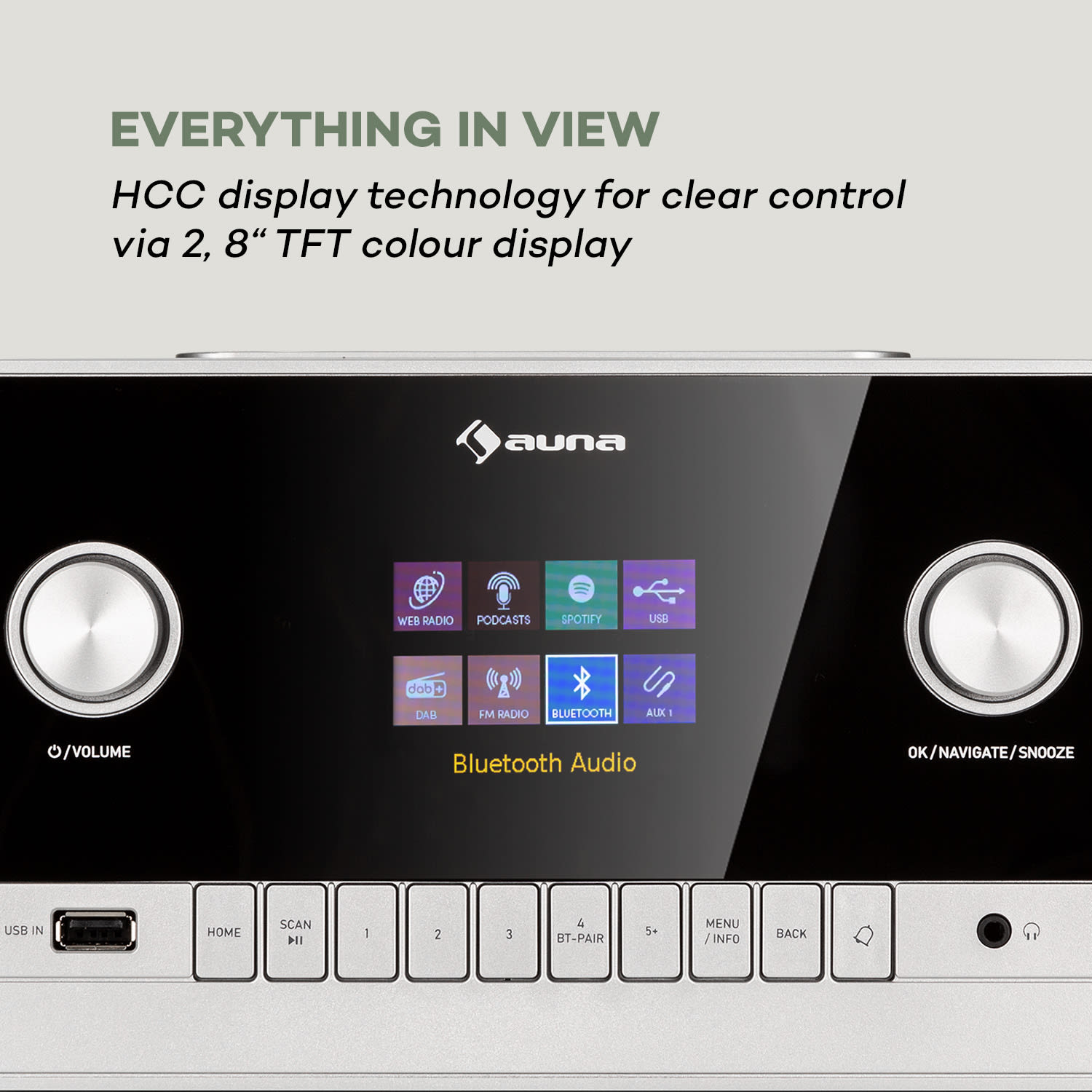 Connect 150 MKII, internetové rádio 2.1, DAB/DAB+/FM, Spotify, BT, 2,8" TFT displej