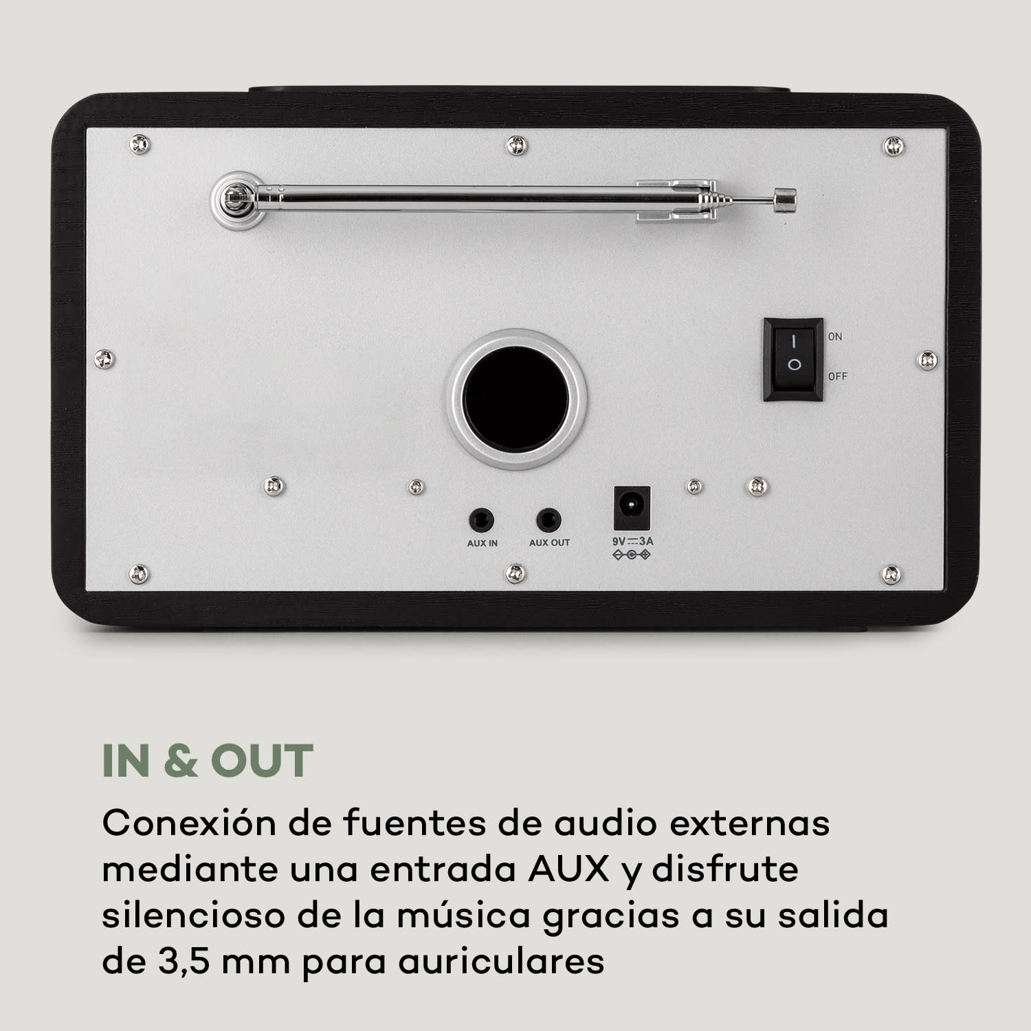 Connect 150 MKII 2.1 Radio por Internet DAB/DAB+/FM Spotify BT pantalla TFT de 2,8 pulgadas 