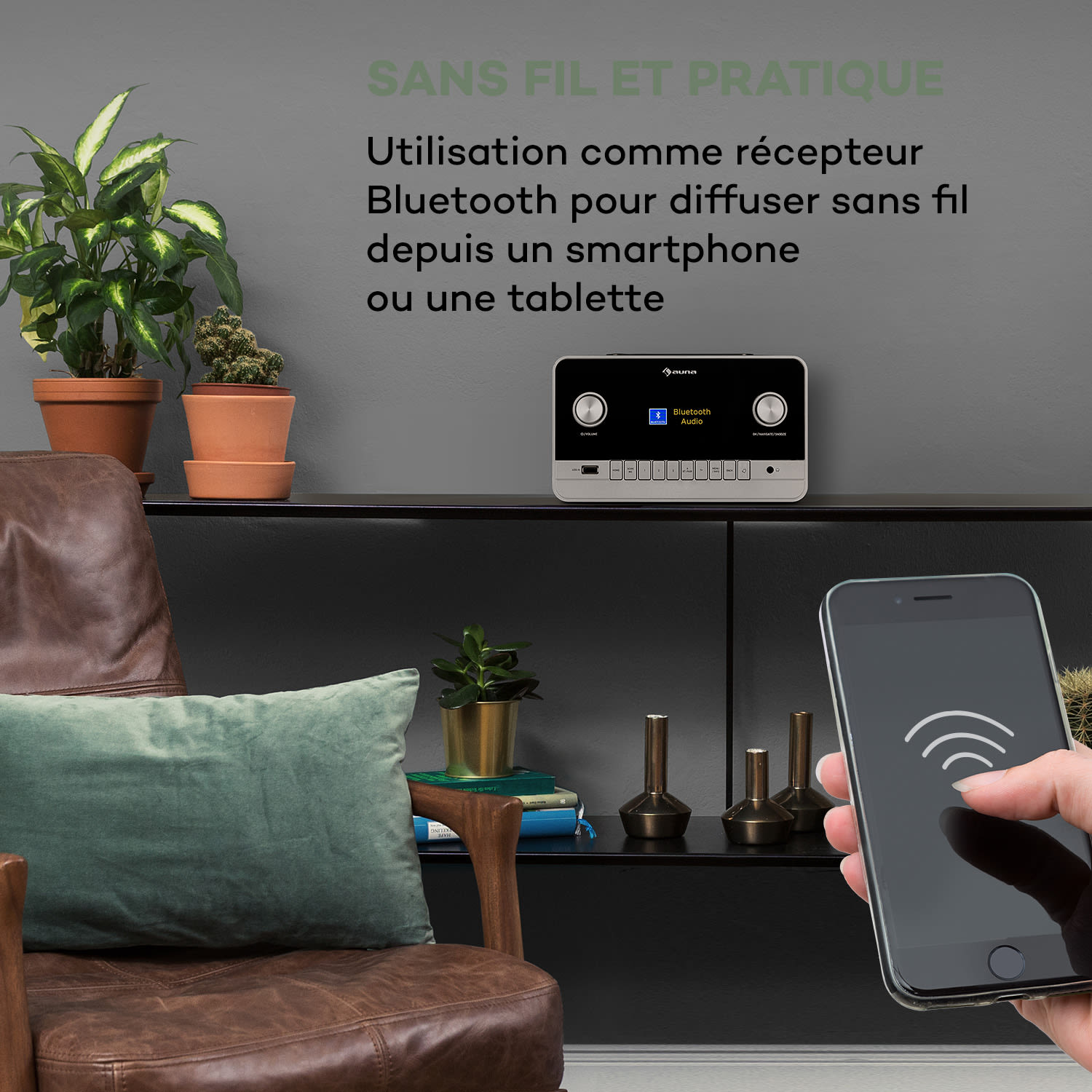 Connect 150 MKII Radio Internet 2.1 DAB/DAB+/FM Spotify BT Écran TFT de 2,8 pouces