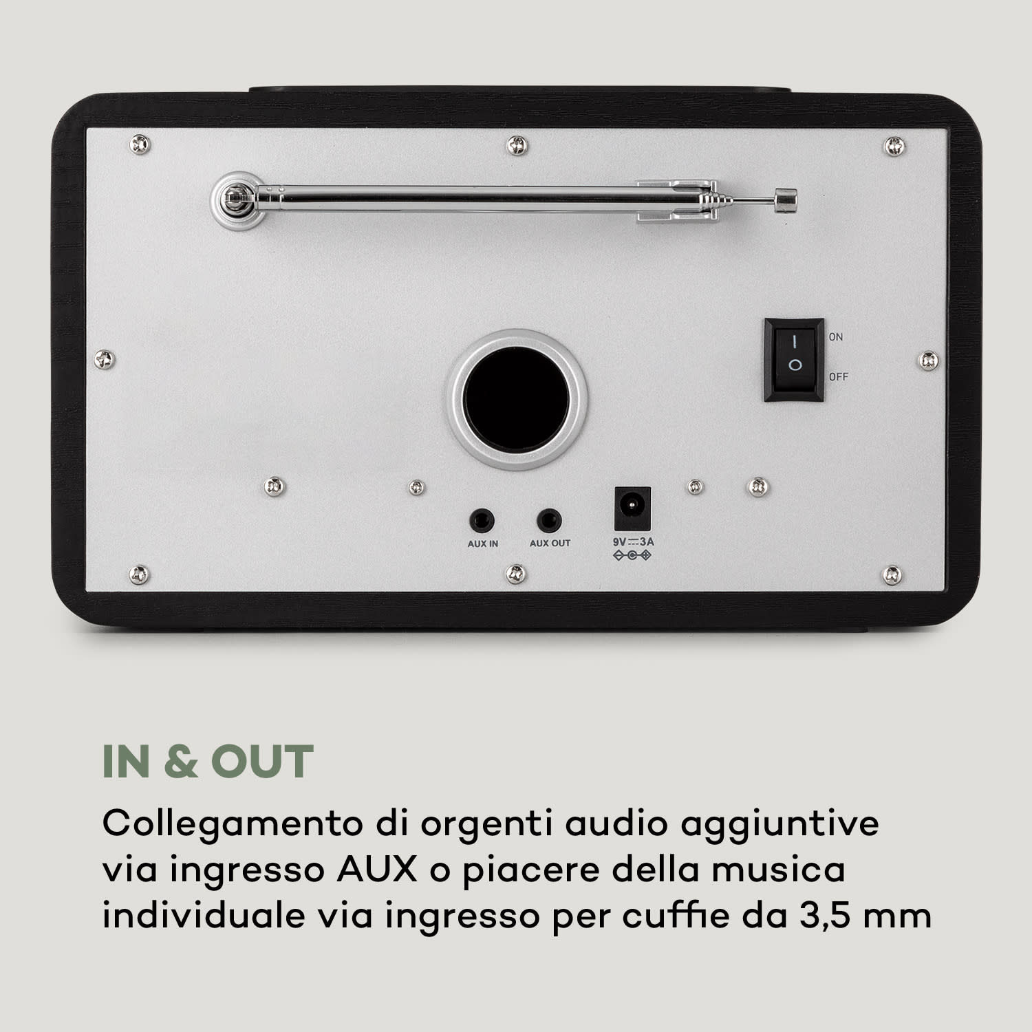 Connect 150 MKII - Radio web 2.1, DAB/DAB+/FM, Spotify, BT, display TFT da 2,8" 