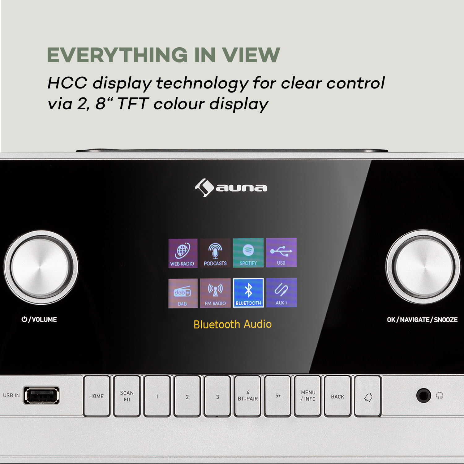 Connect 150 MKII, internetové rádio 2.1, DAB/DAB+/FM, Spotify, BT, 2,8" TFT displej