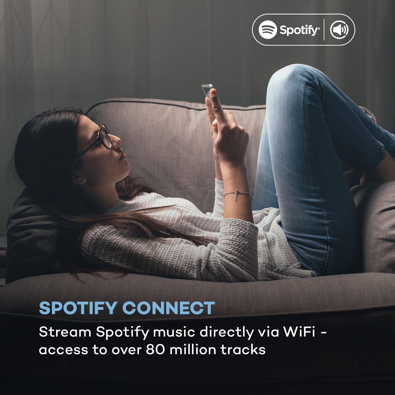 Connect Soundchef MKII, radio kuchenne do zabudowy, radio internetowe, DAB+, UKF-FM, głośniki 2x3" Biały / Srebrny Metal