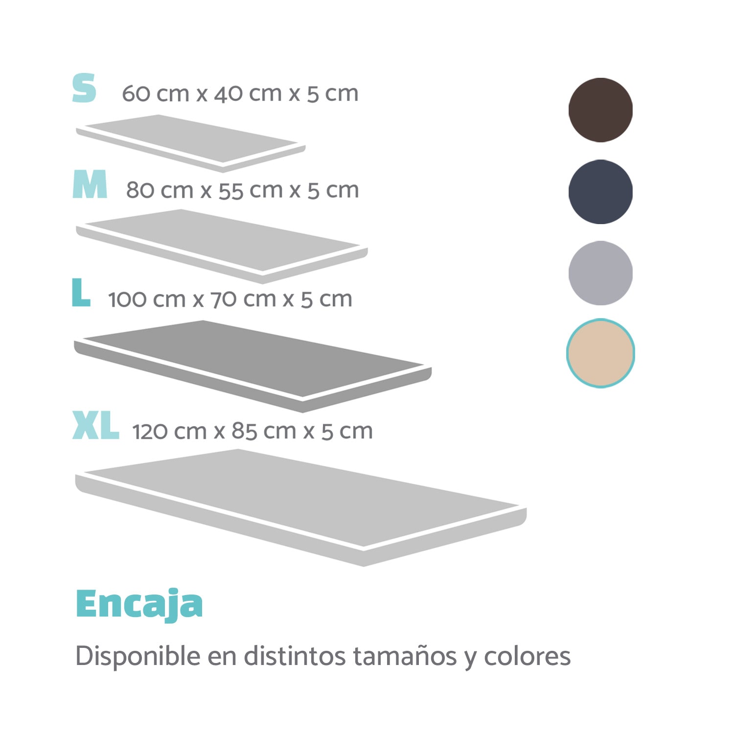 Luna Cama para perros Colchón para perros | Lavable | Ortopédico | Antideslizante | Transpirable | Espuma viscoelástica | Tamaño L (100 x 5 x 70 cm) L | Crema Vintage