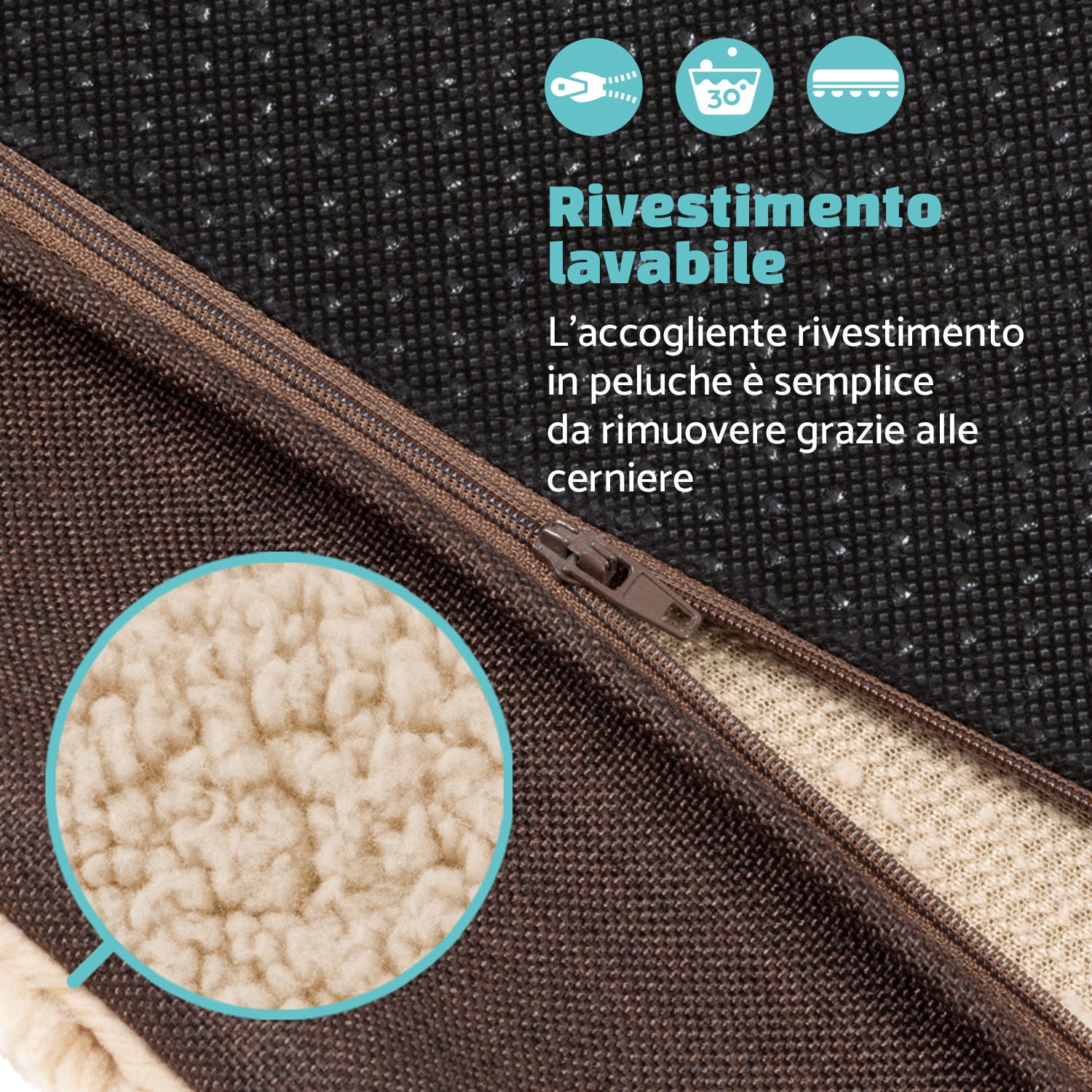 Balu, Lettino per Cani, Cuscino per Cani | Lavabile | Ortopedico | Antiscivolo | Memory Foam Traspirante | Taglia XL (120x10x72 cm) 