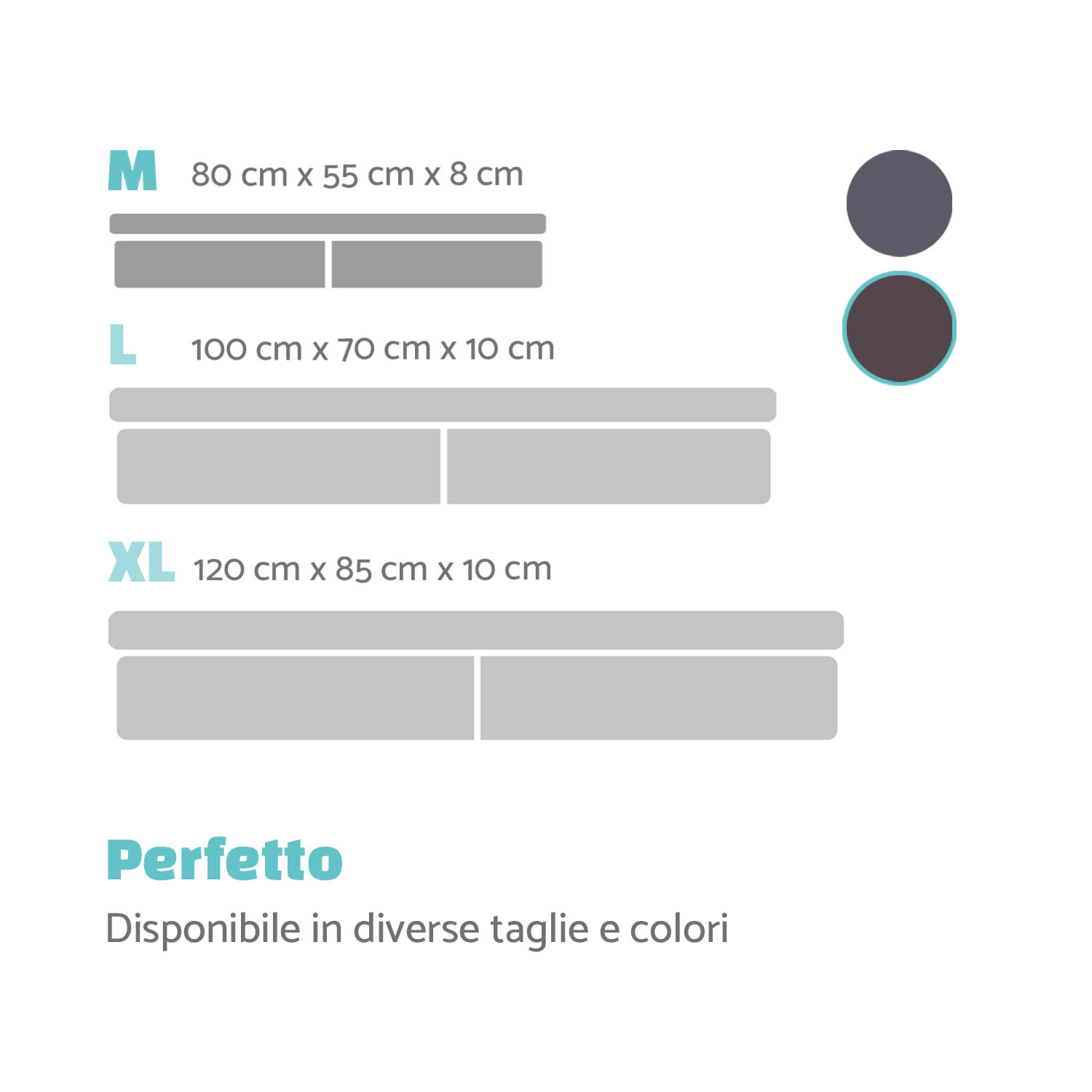 Lettino per Cani, Materassino per Cani | Lavabile | Ortopedico | Antiscivolo | Traspirante | Memory Foam Pieghevole | Taglia M (80x8x55 cm) M | Terra Marrone
