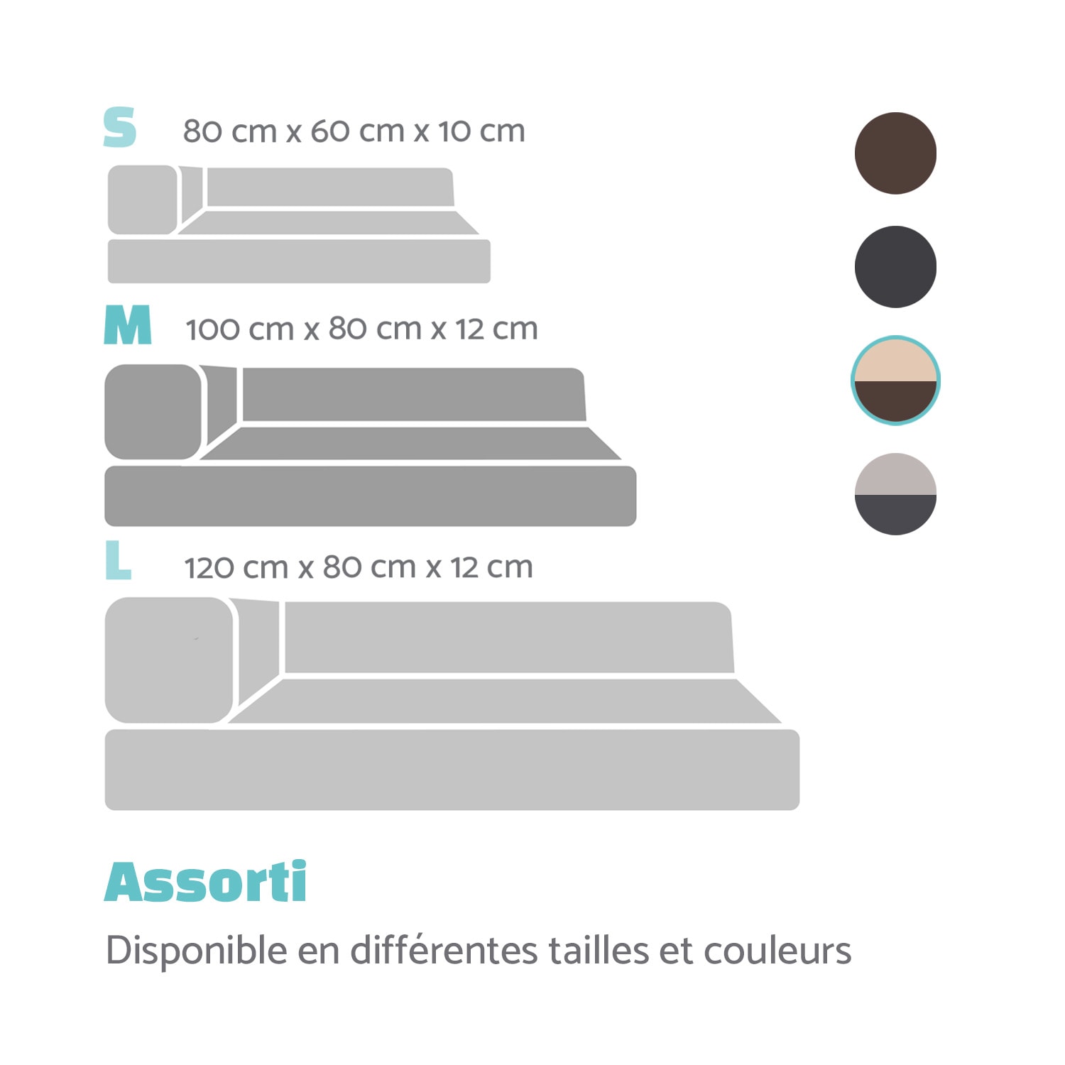 Odin lit pour chien matelas lavable orthopédique antidérapant respirant mousse à mémoire de forme taille M (100 × 12 × 80 cm) M | Crème Vintage
