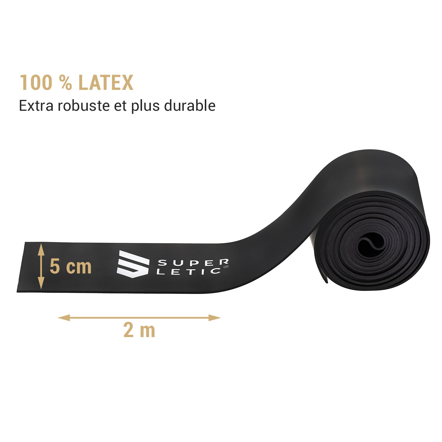 Farkas FlossBand Essential 100% latex 200 x 5 x 0,13 cm Essentiel