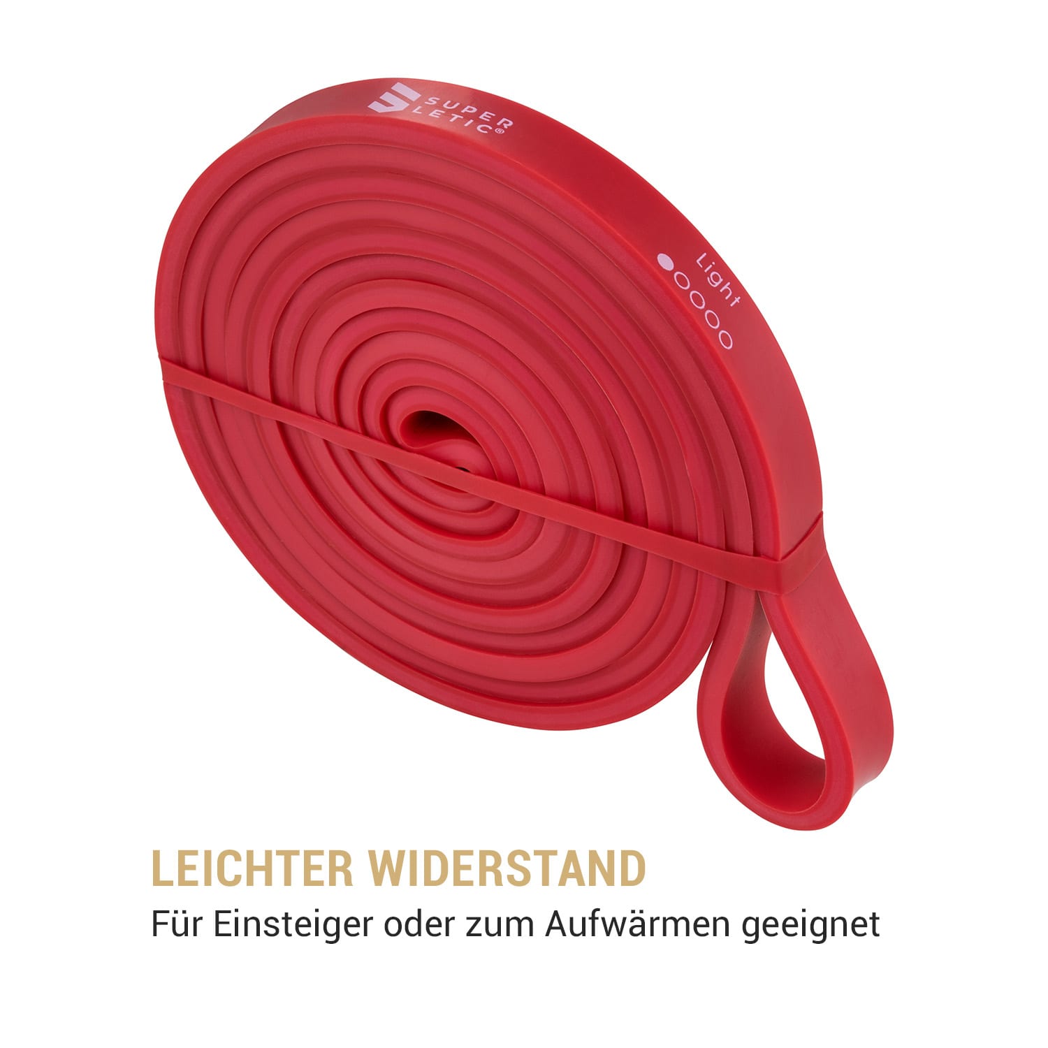 Uros Powerbands, kit 5 pièces, bandes de fitness, en boucle 100 % Latex 5er-Set