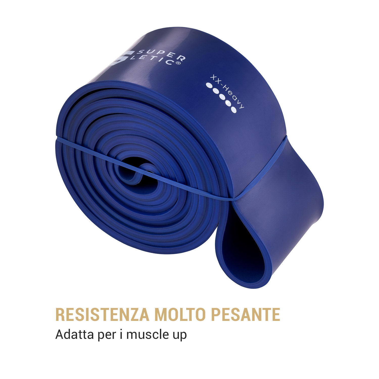 Uros, Powerband, set da 5 fasce elastiche, loop, 100% latex 5er-Set