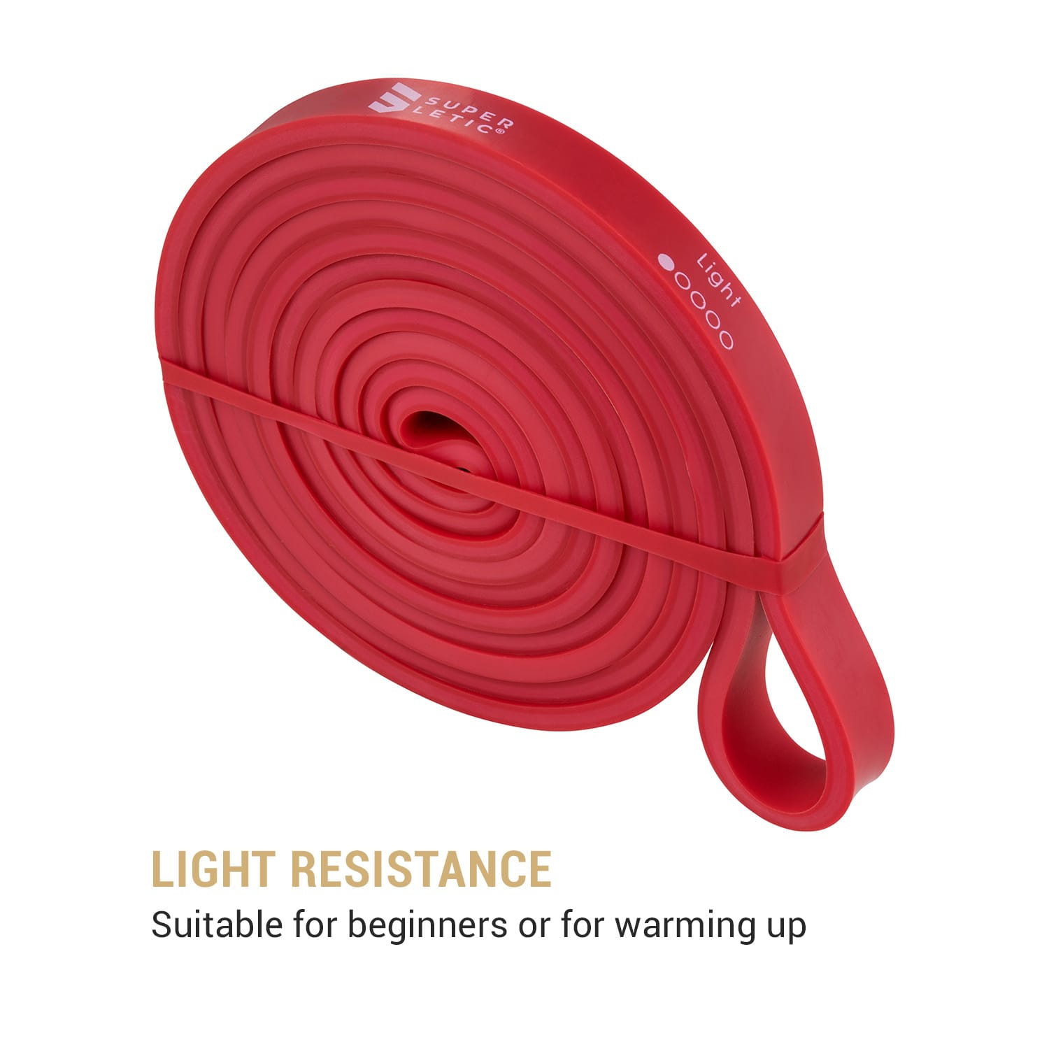 Uros, gumy do ćwiczeń Powerband, zestaw 5 sztuk, pętla, 100% lateks 5er-Set