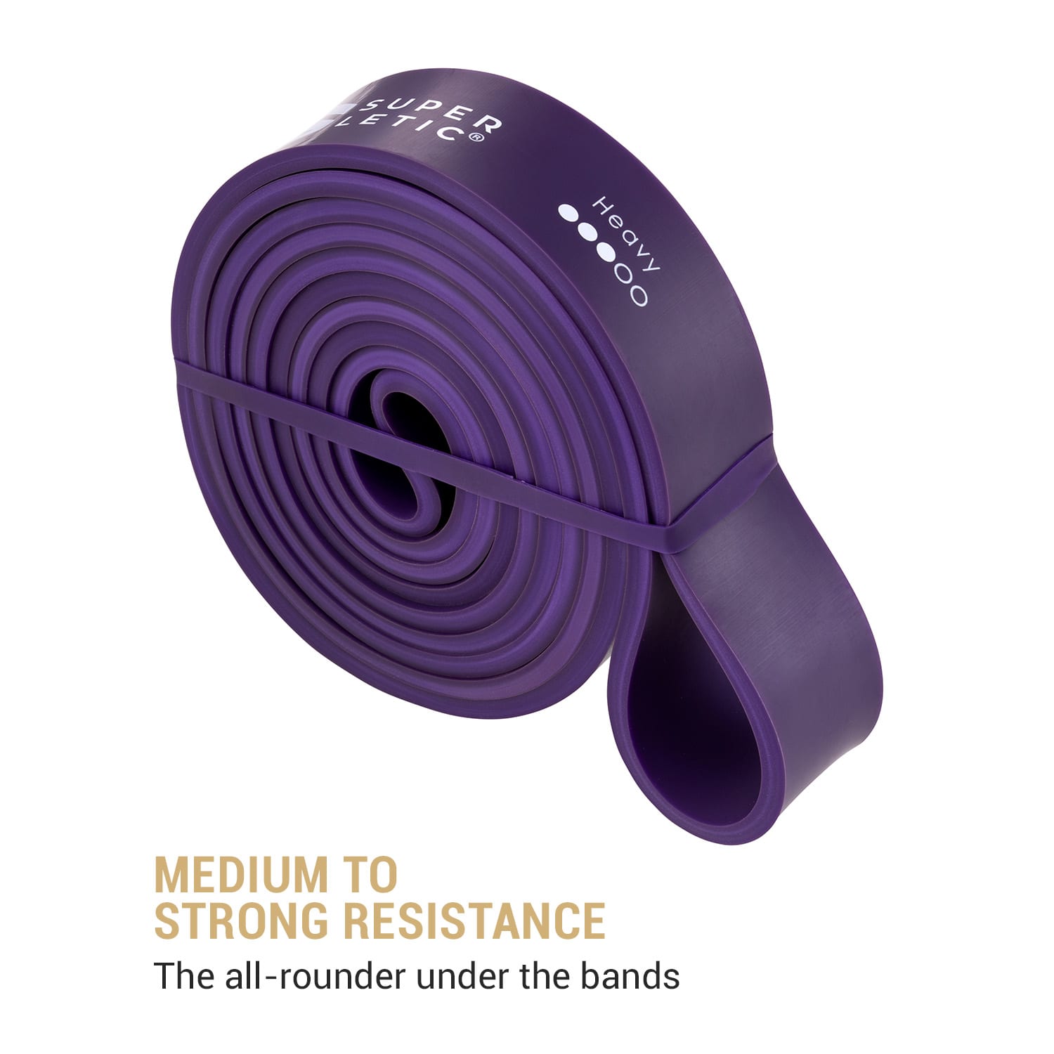 Uros, gumy do ćwiczeń Powerband, zestaw 3 sztuk, pętla, 100% lateks 3er-Set