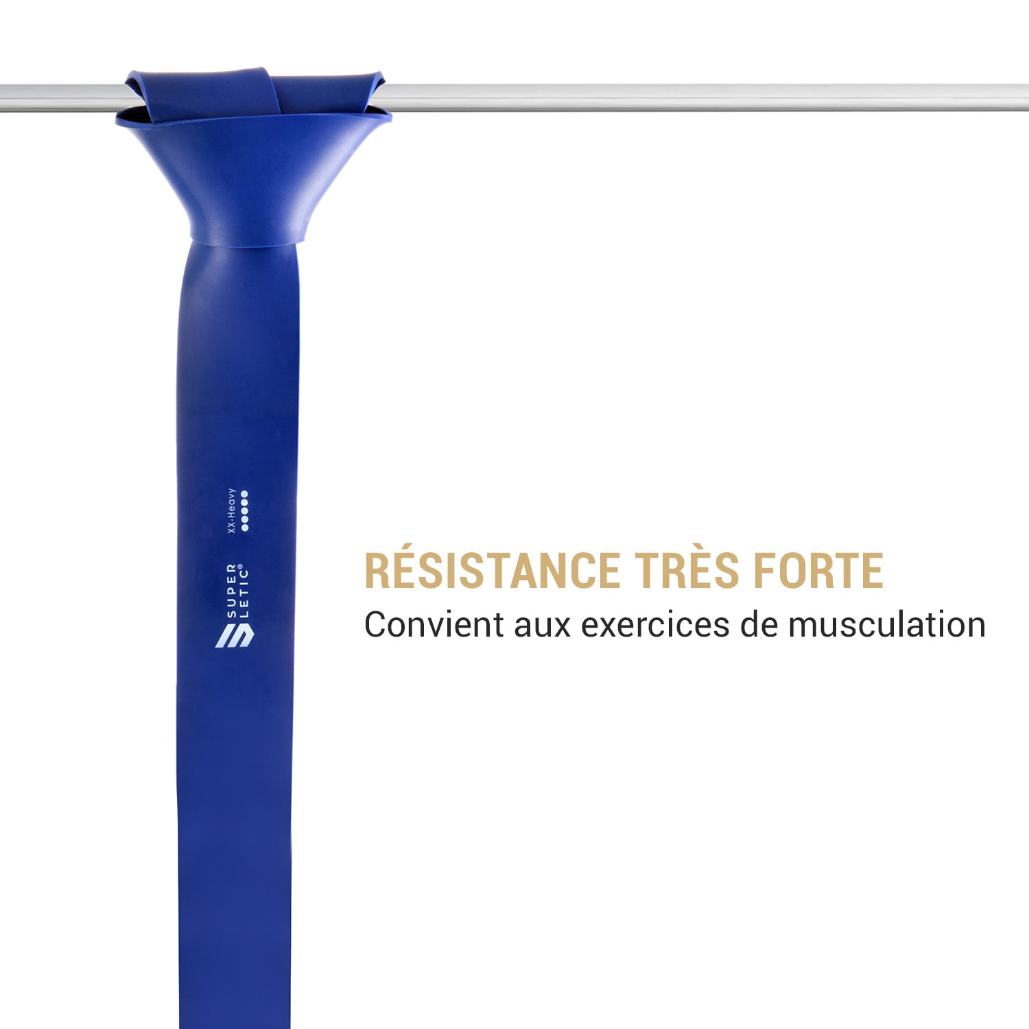 Uros powerband XX-Heavy fitnessband loop 100 % latex XX-sterk