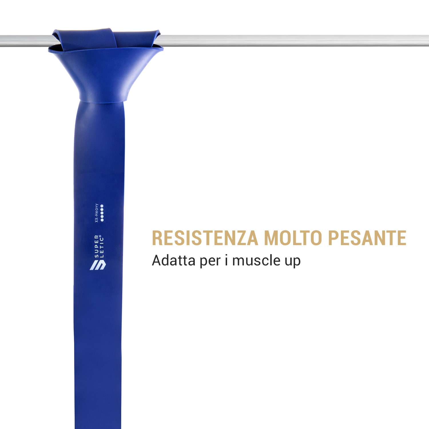 Uros, Powerband, XX-Heavy, fascia elastica, loop, 100% latex XX-fortemente