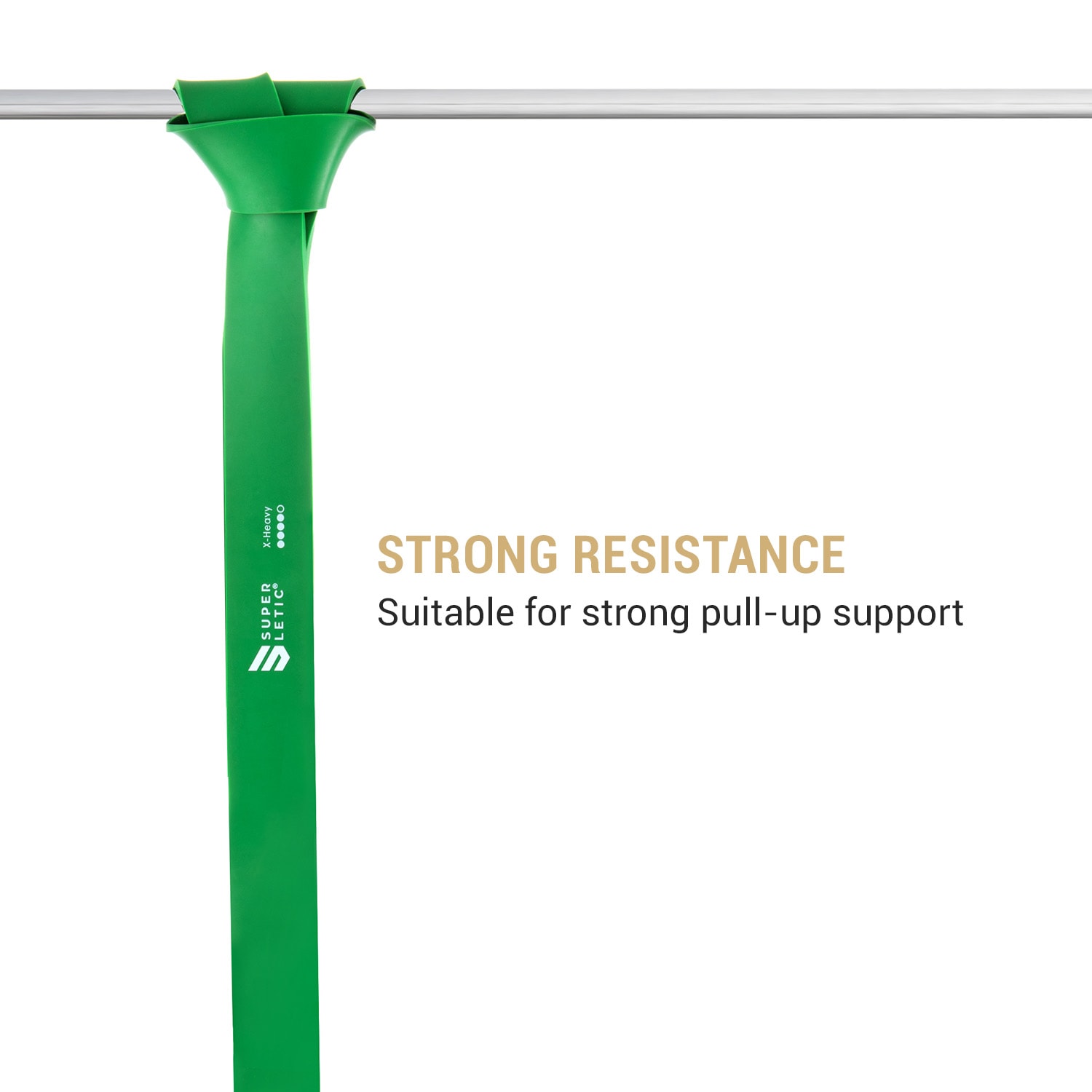 Uros, extensor elastic, X-Heavy, bandă fitness, cerc închis, 100% latex X-tare