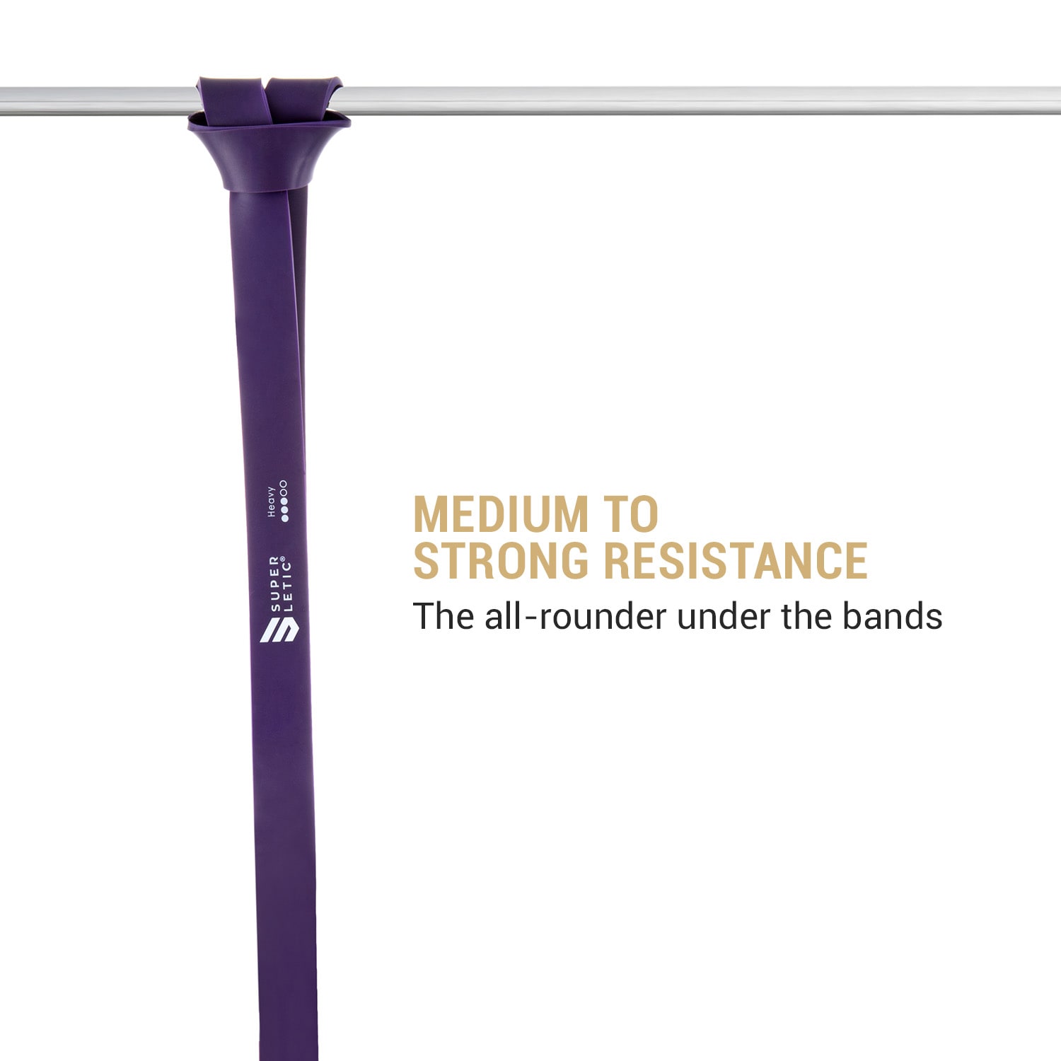 Uros Heavy, guma do ćwiczeń Powerband, pętla, 100% lateks silnie