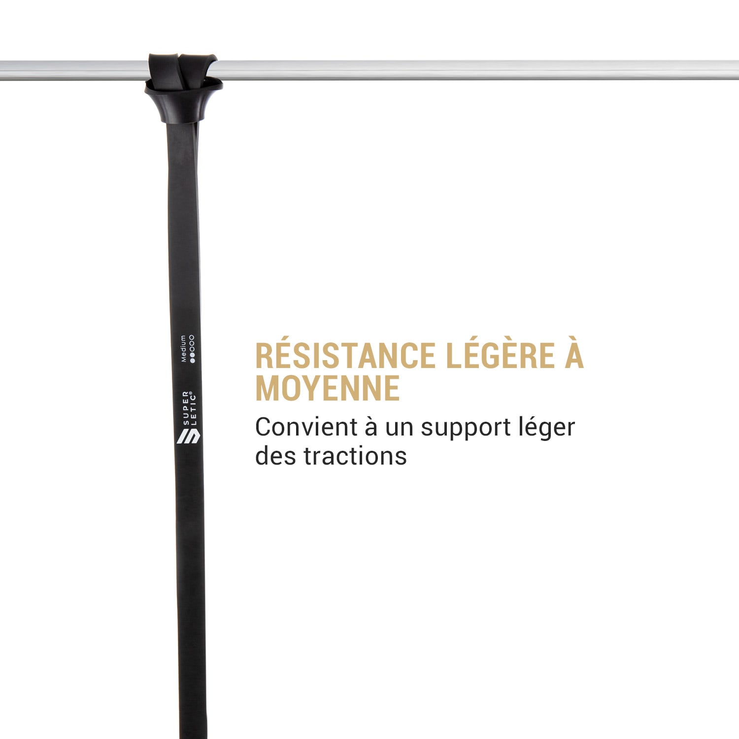 Uros Powerband Medium, bande de fitness, en boucle 100 % Latex 