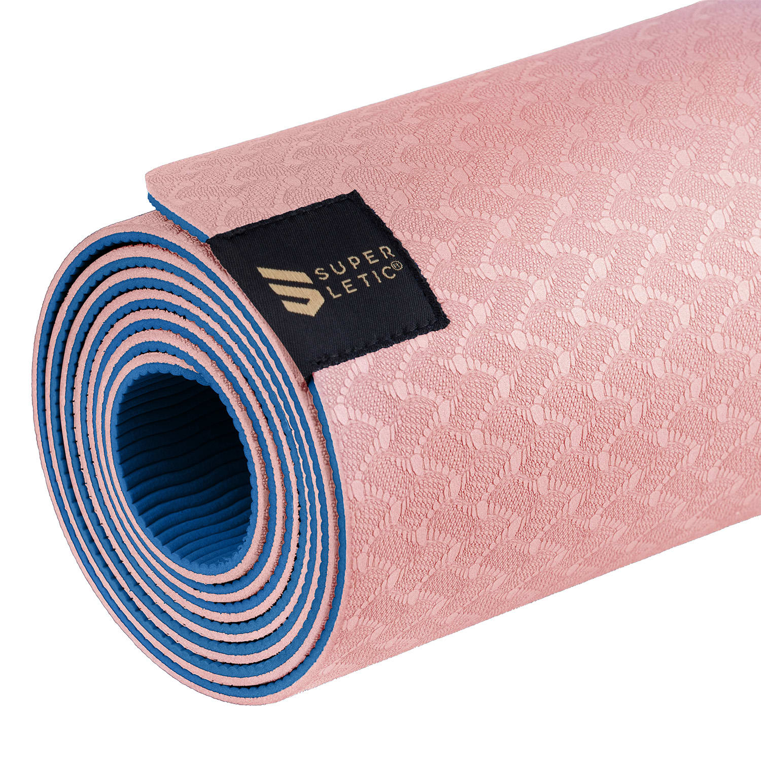 Ojas, jógaszőnyeg, Professional, 183 × 0,5 × 61 cm, TPE, testtartási vonalak 