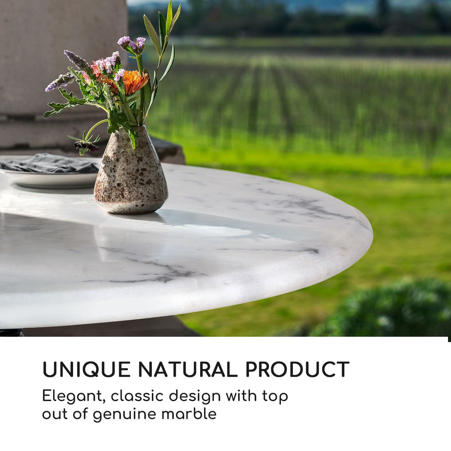 Patras Taverna, barski stol, 4 godišnja doba mramor, bijela 