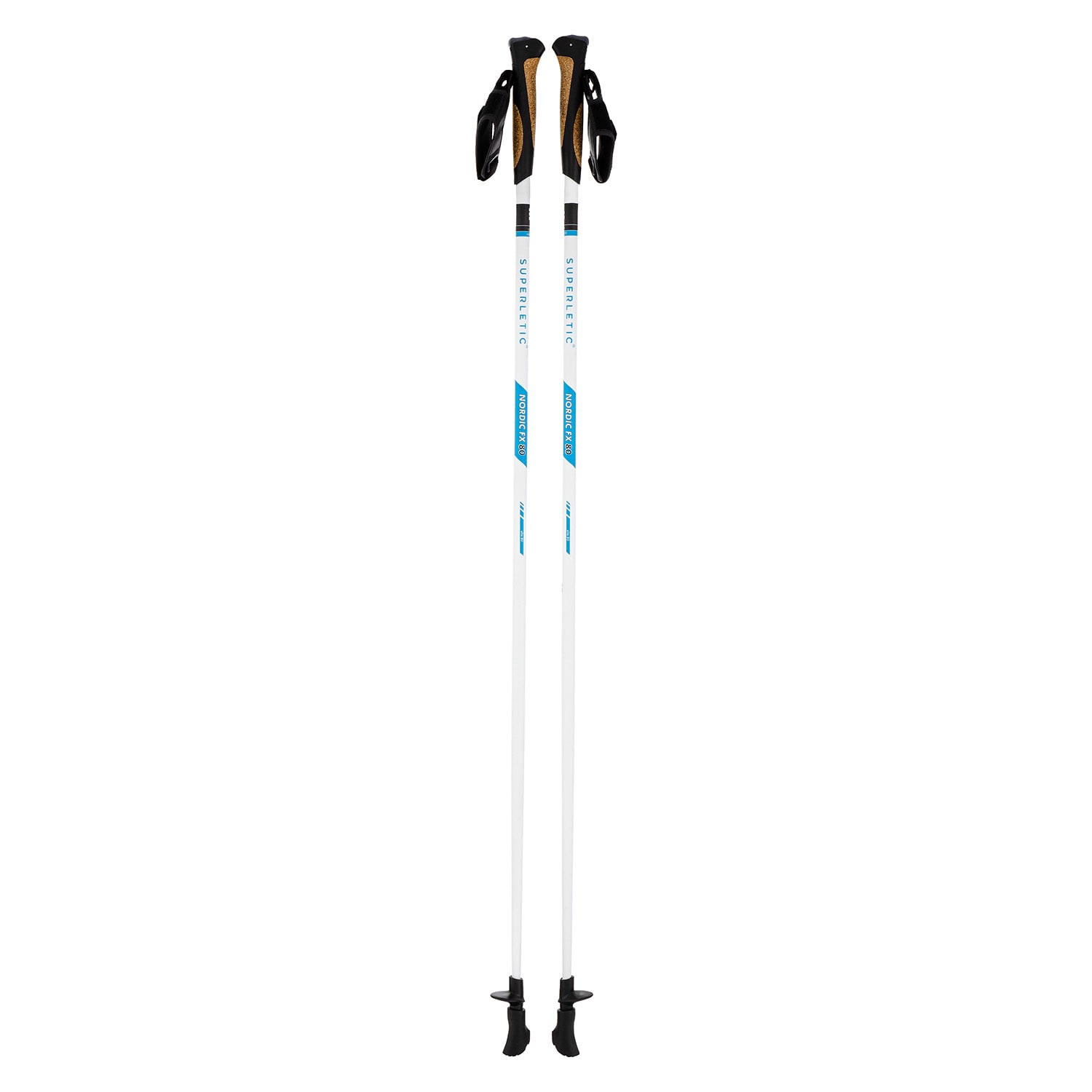 Muxia FX Essential, nordic walking palice, 10 % karbón, 125 cm, korkové rukoväte 125 cm