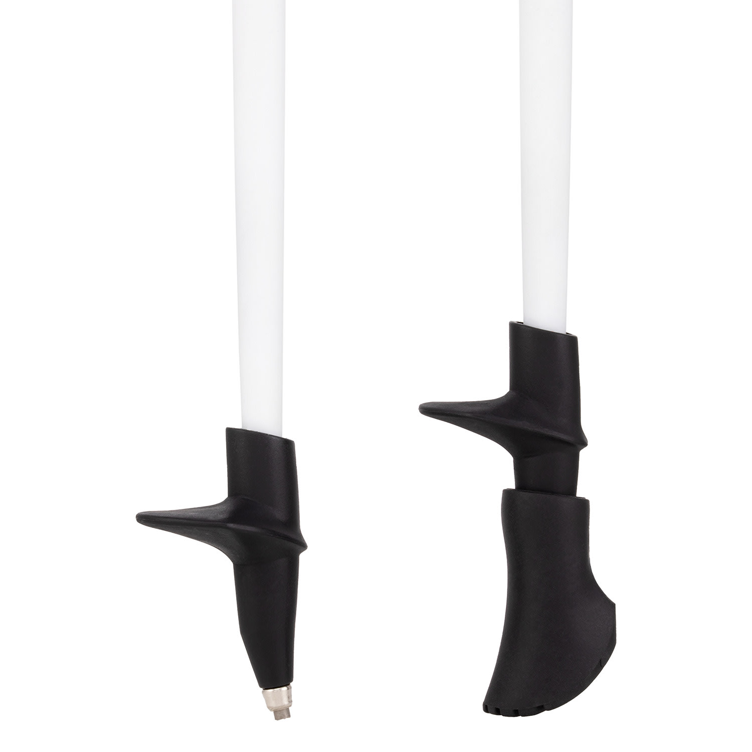 Pau TX Professional, bețe nordic walking, 50% carbon, 100 - 130 cm, mânere din plută profesional | Alb