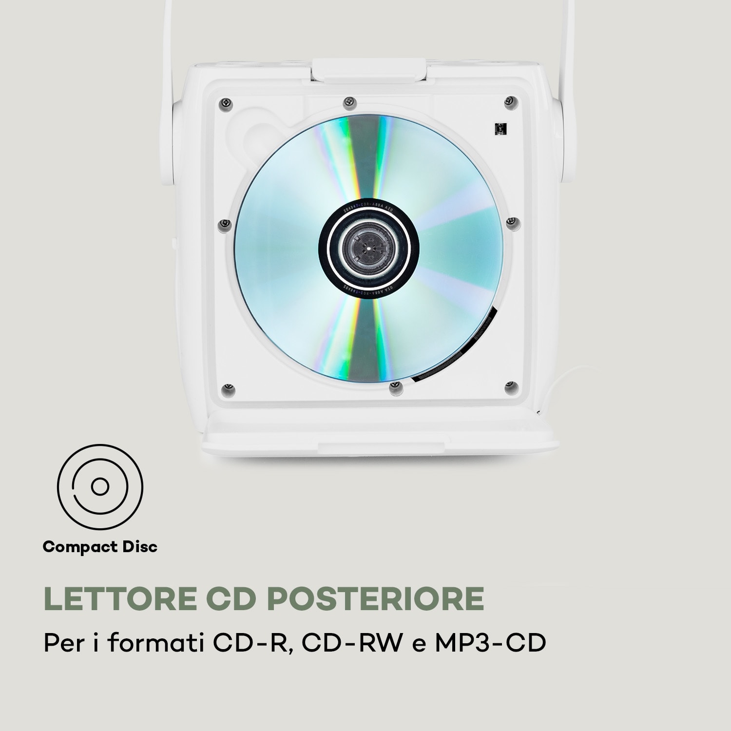 Splash - Radio da doccia, BT, DAB+/FM, IPX4, porta USB, jack per cuffie, batteria, USB-C  