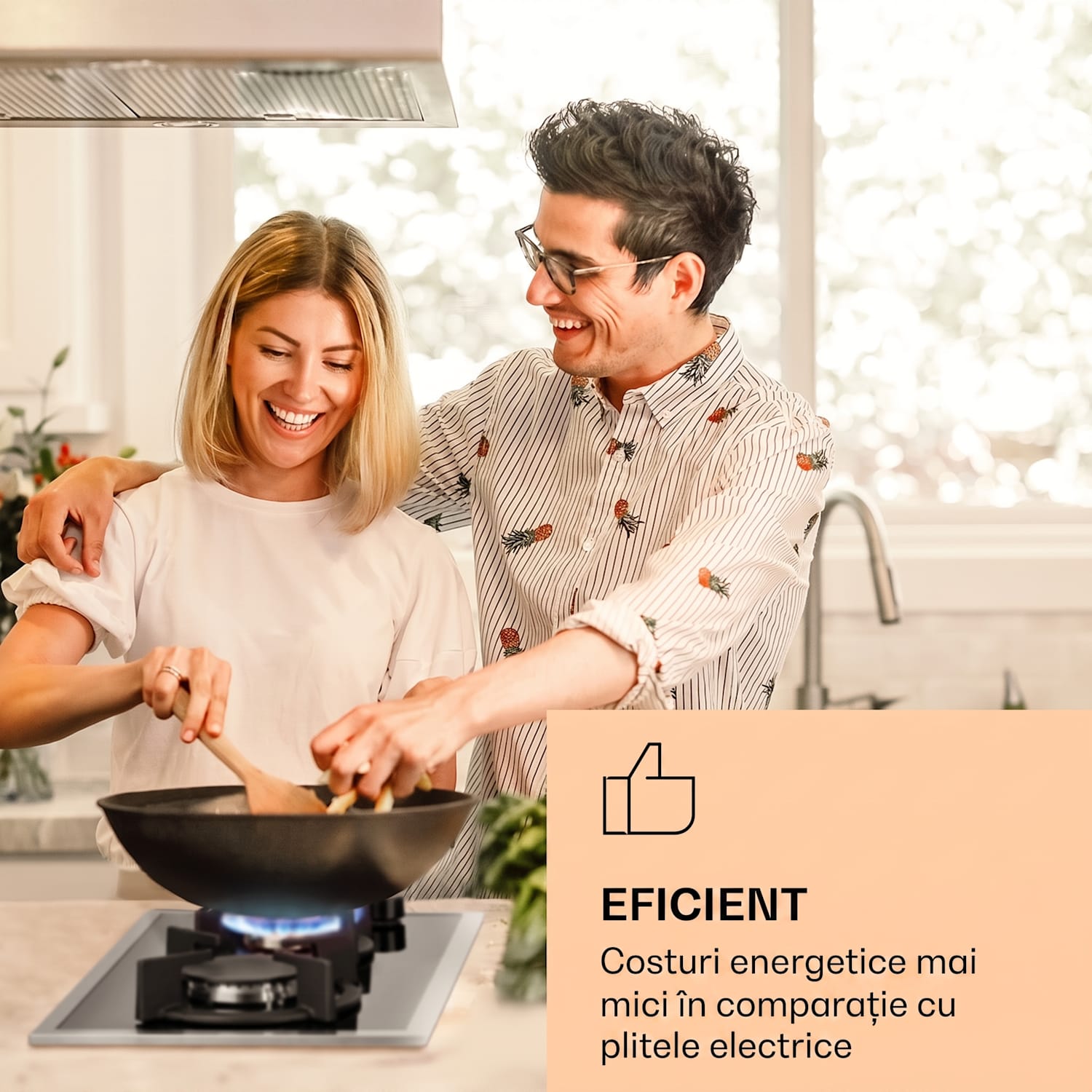 Goldflame 2, plită pe gaz, 2 arzătoare, arzătoare Messing, sticlă ceramică 30 cm | Sticlă | Negru