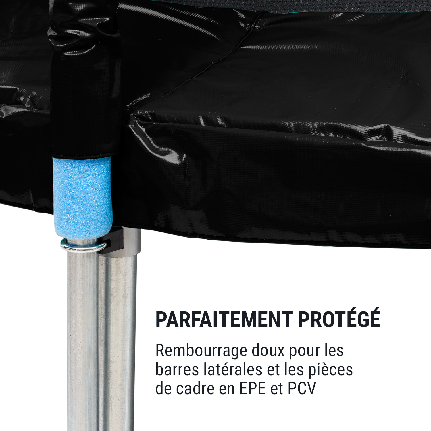 Trampoline Jumpstarter Filet Ø 2,5 m 120 kg Ø max. de la surface de saut 195 cm Noir