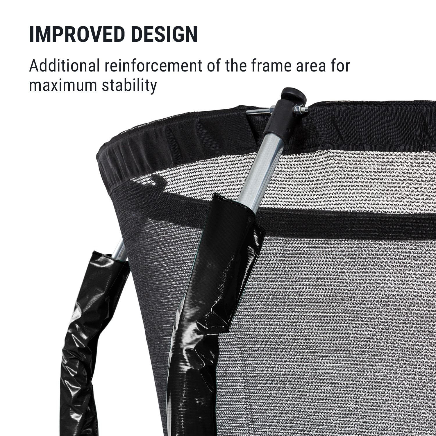 Jumpstarter trampoline Ø 2,5 m net 120 kg max. 195 cm Ø springoppervlak Zwart