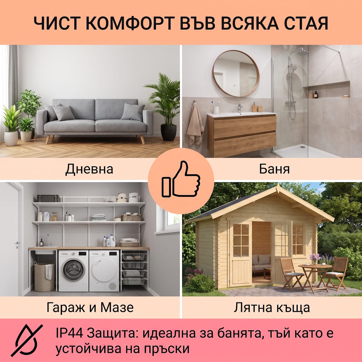 Wonderwall Air Art Smart, инфрачервен отоплител, море. 120 х 30 см., 350 W 120 x 30 cm | 350 W | Lake Panorama