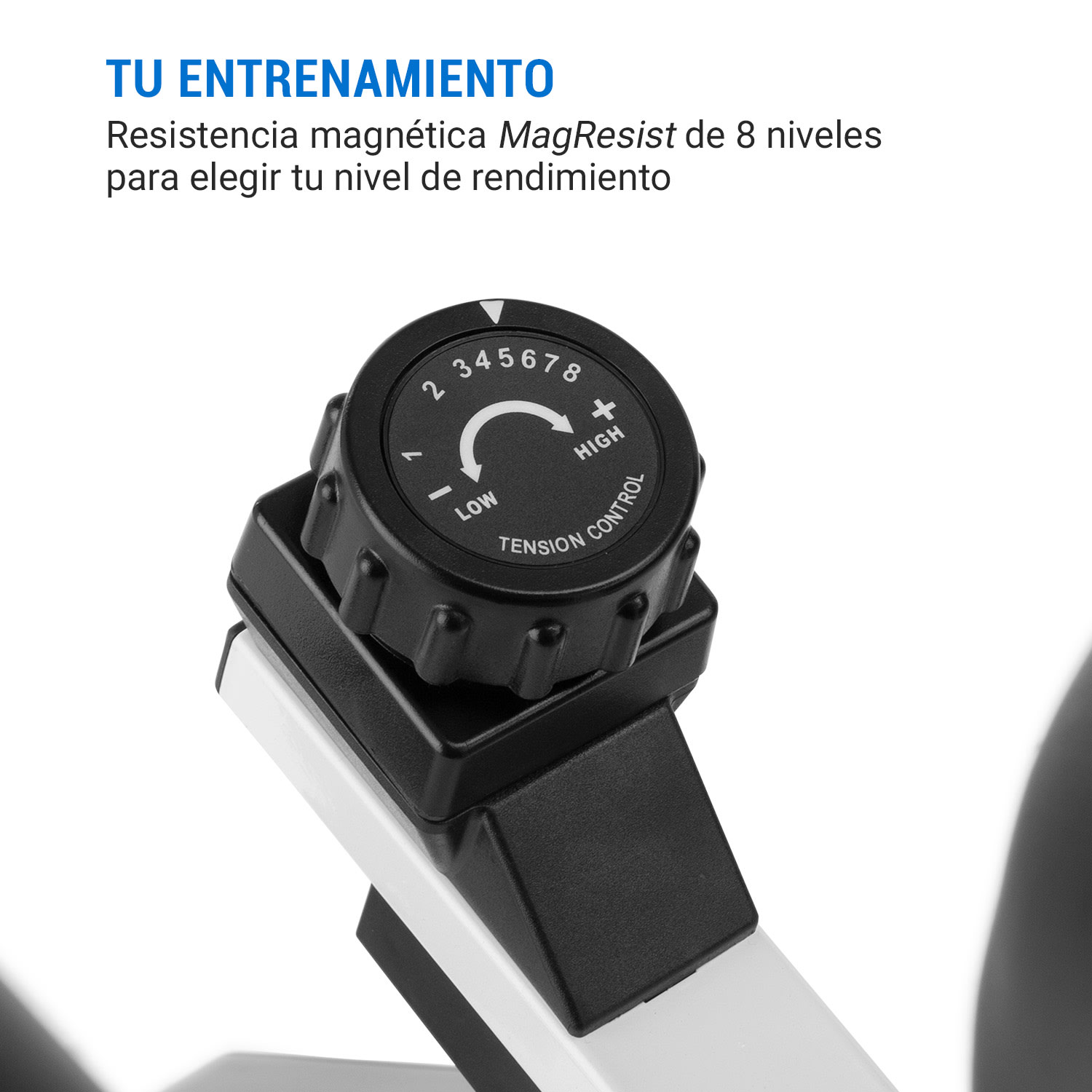 Bicicleta estática Azura Desk Bike 7,5 kg masa volante de inercia transmisión por correa Oro Rosa