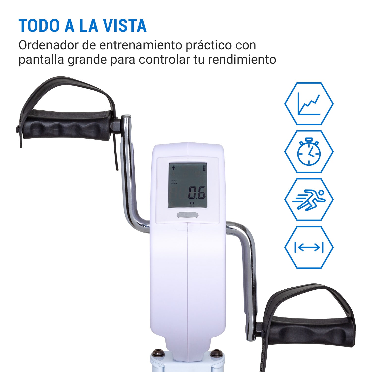 Azura Full Body Comfort bicicleta estática Handbike 7,5 kg de masa de inercia, transmisión por correa 