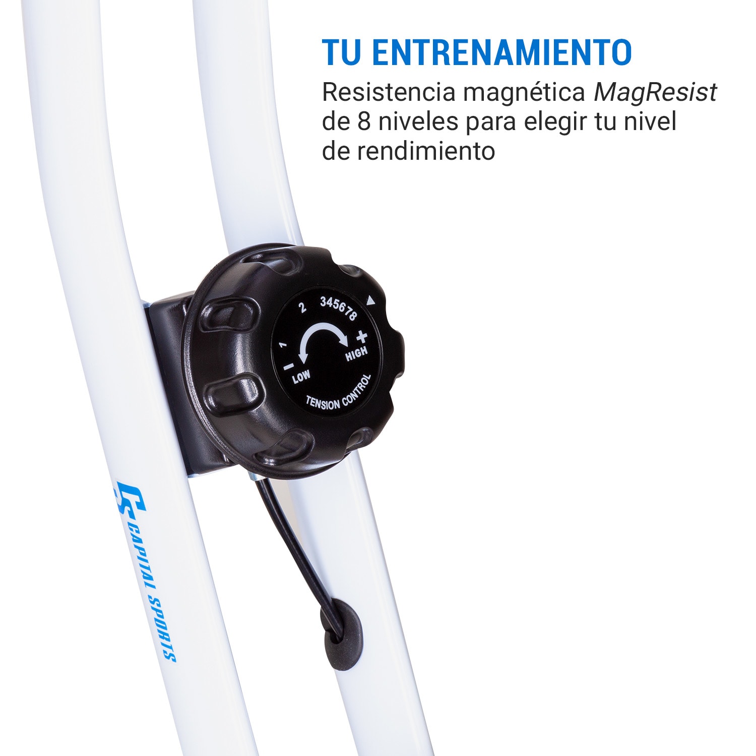 Azura Full Body Comfort bicicleta estática Handbike 7,5 kg de masa de inercia, transmisión por correa 