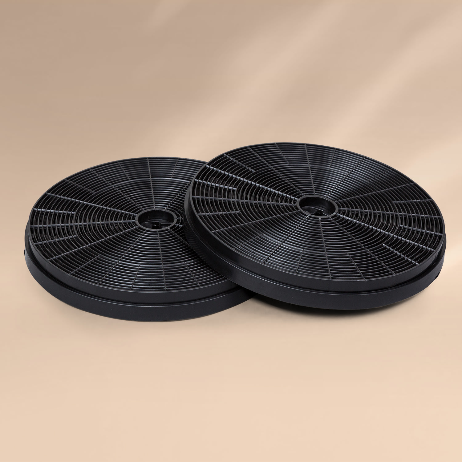 Conjunto de 2 filtros de carvão ativado Americana Purista como acessório ou peça de substituição 18 x 2 cm (ØxA) 