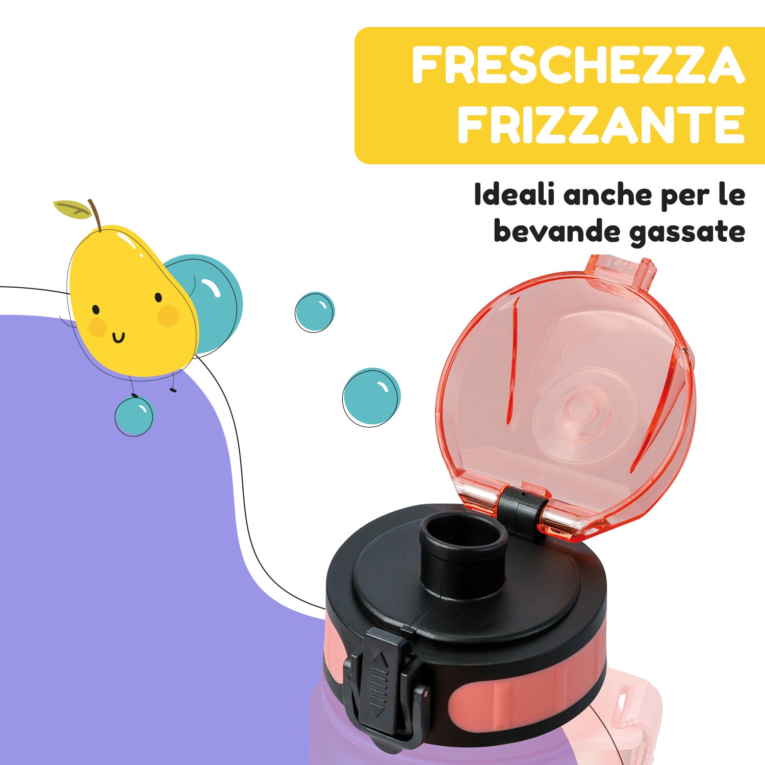 schmatzfatz, coperchio di ricambio, altezza: 4,5 cm, diametro: 7 cm, senza BPA 