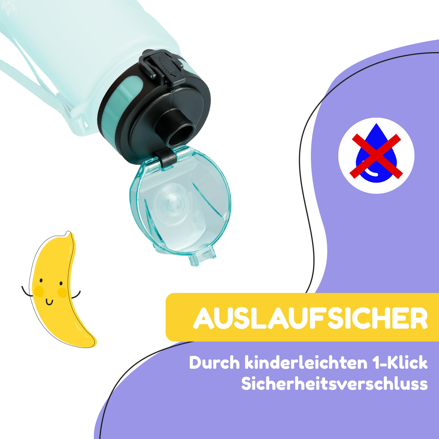 Schmatzfatz, coperchio di ricambio, altezza: 4,5 cm, diametro: 7 cm, senza BPA 