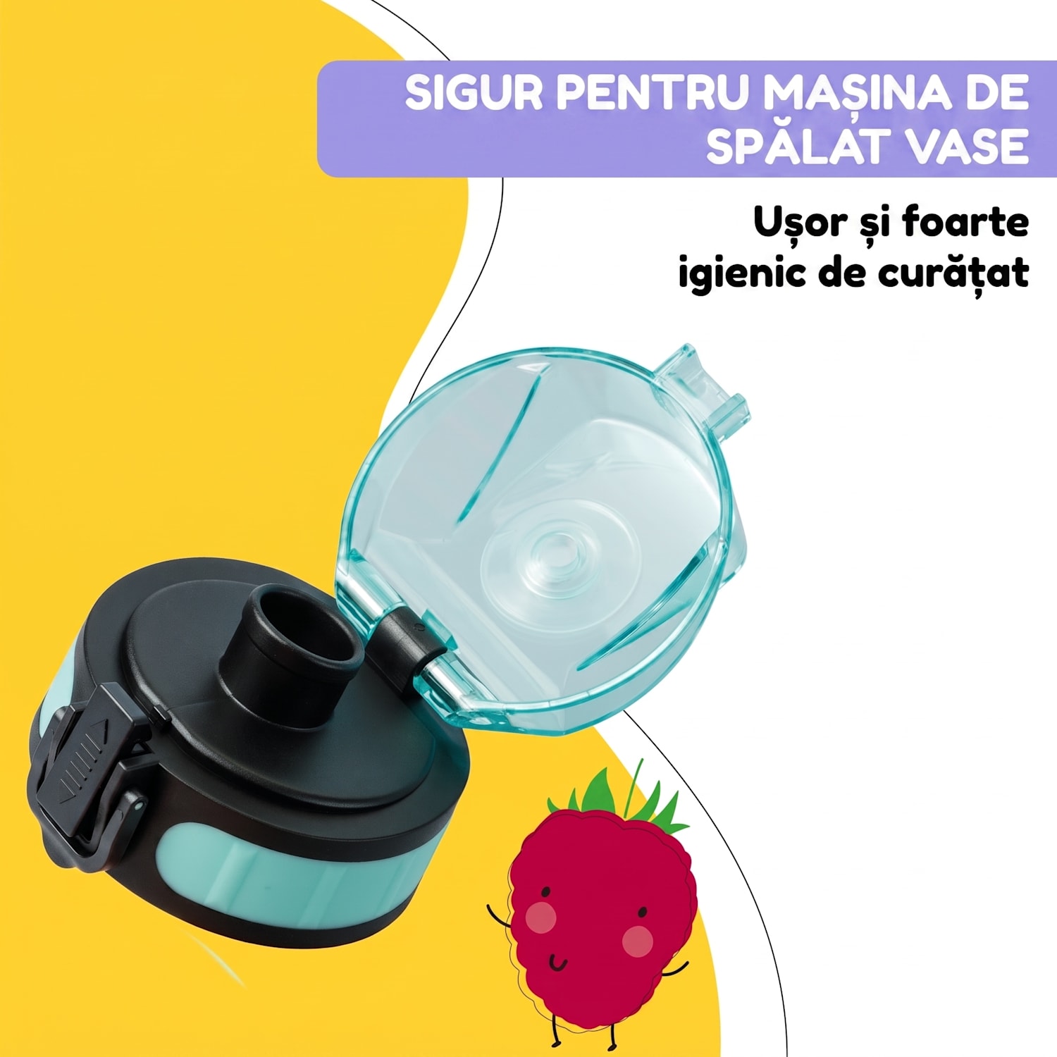 Schmatzfatz, capac de rezervă, înălțime: 4,5 cm, diametru: 7 cm, fără BPA Aqua