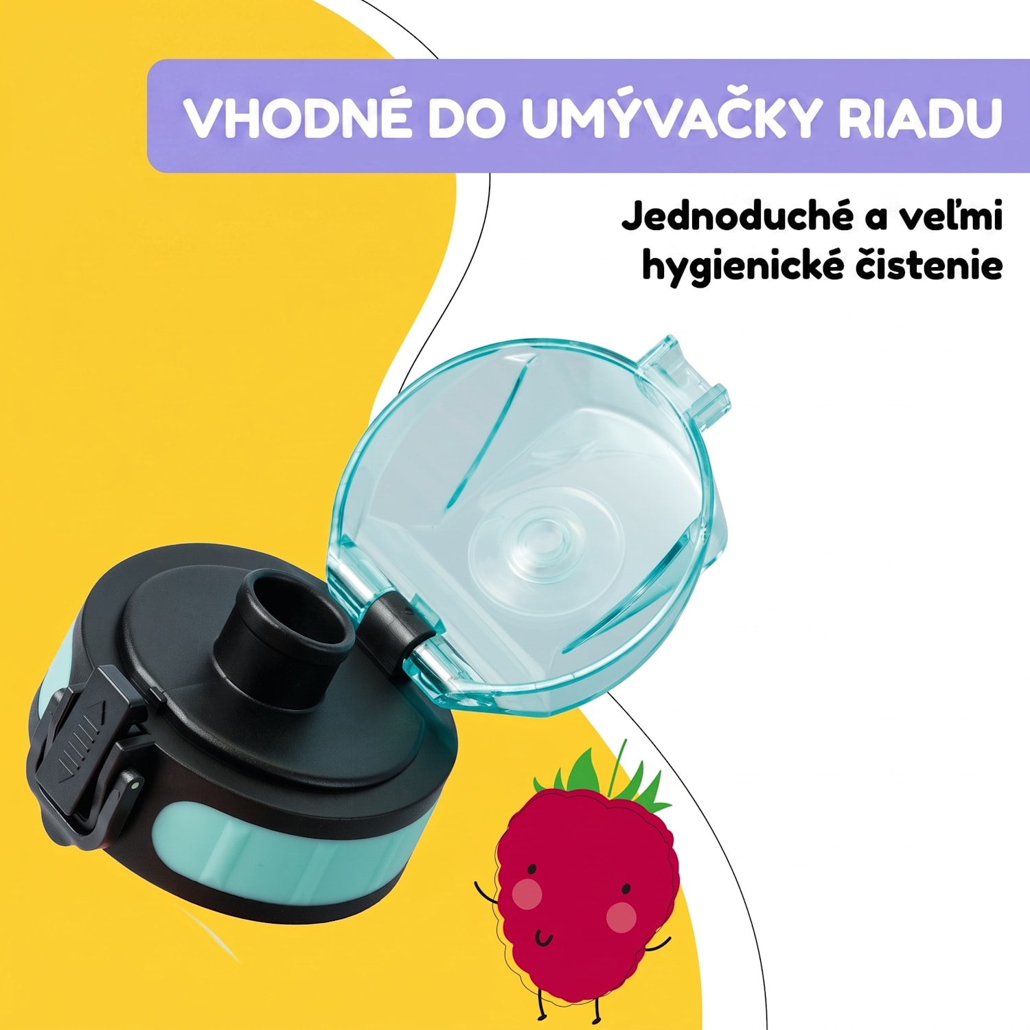 Schmatzfatz, náhradný vrchnák, výška: 4,5 cm, priemer: 7 cm, bez BPA Aqua