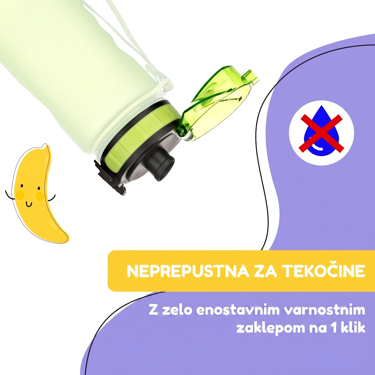 Schmatzfatz, rezervni pokrovček, višina: 4,5 cm, premer: 7 cm, brez BPA Limeta