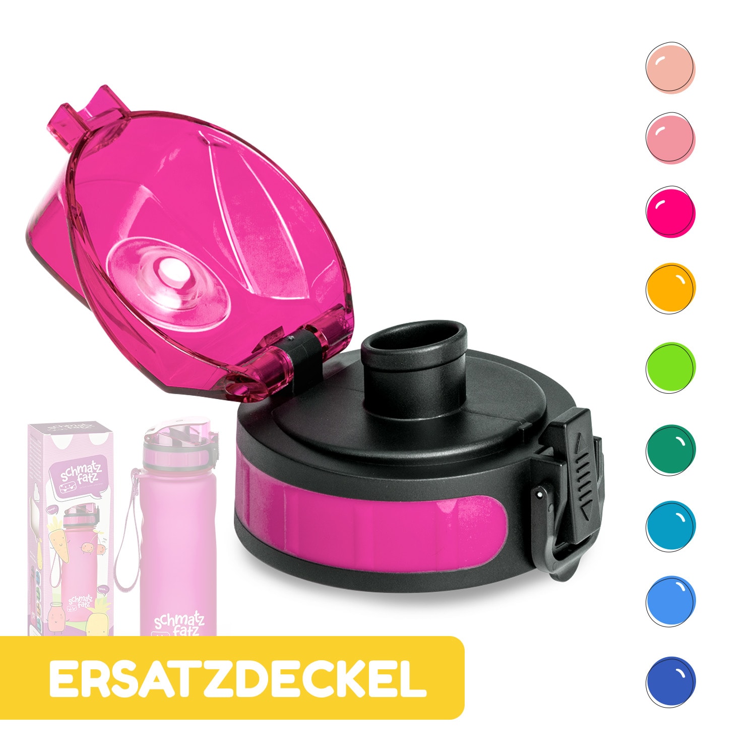 Schmatzfatz, coperchio di ricambio, altezza: 4,5 cm, diametro: 7 cm, senza BPA 