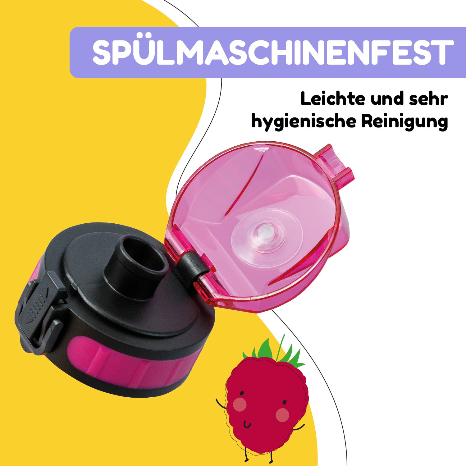 Schmatzfatz, coperchio di ricambio, altezza: 4,5 cm, diametro: 7 cm, senza BPA 