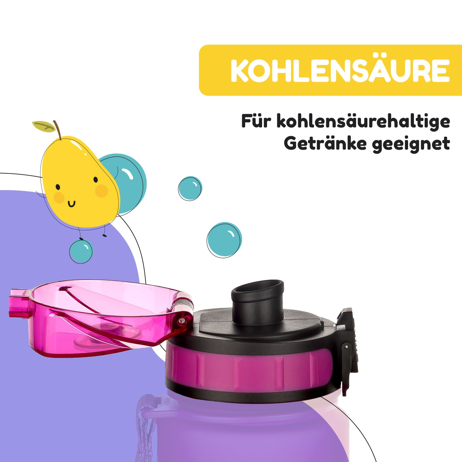 Schmatzfatz, coperchio di ricambio, altezza: 4,5 cm, diametro: 7 cm, senza BPA 