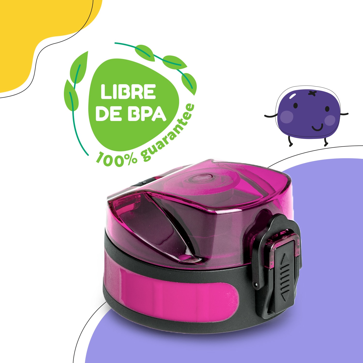 Tapa de repuesto Schmatzfatz Altura: 4,5 cm Diámetro: 7 cm Sin BPA 