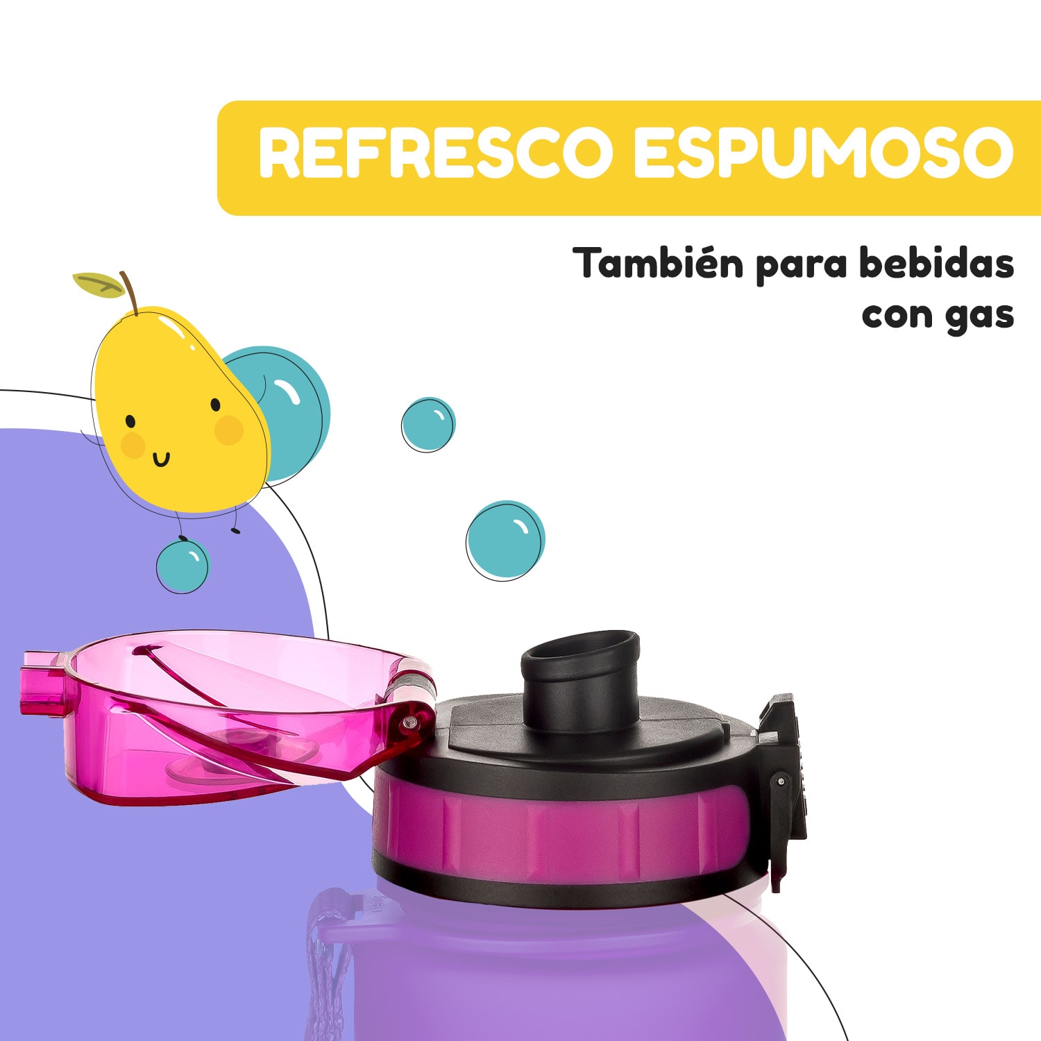 Tapa de repuesto Schmatzfatz Altura: 4,5 cm Diámetro: 7 cm Sin BPA 