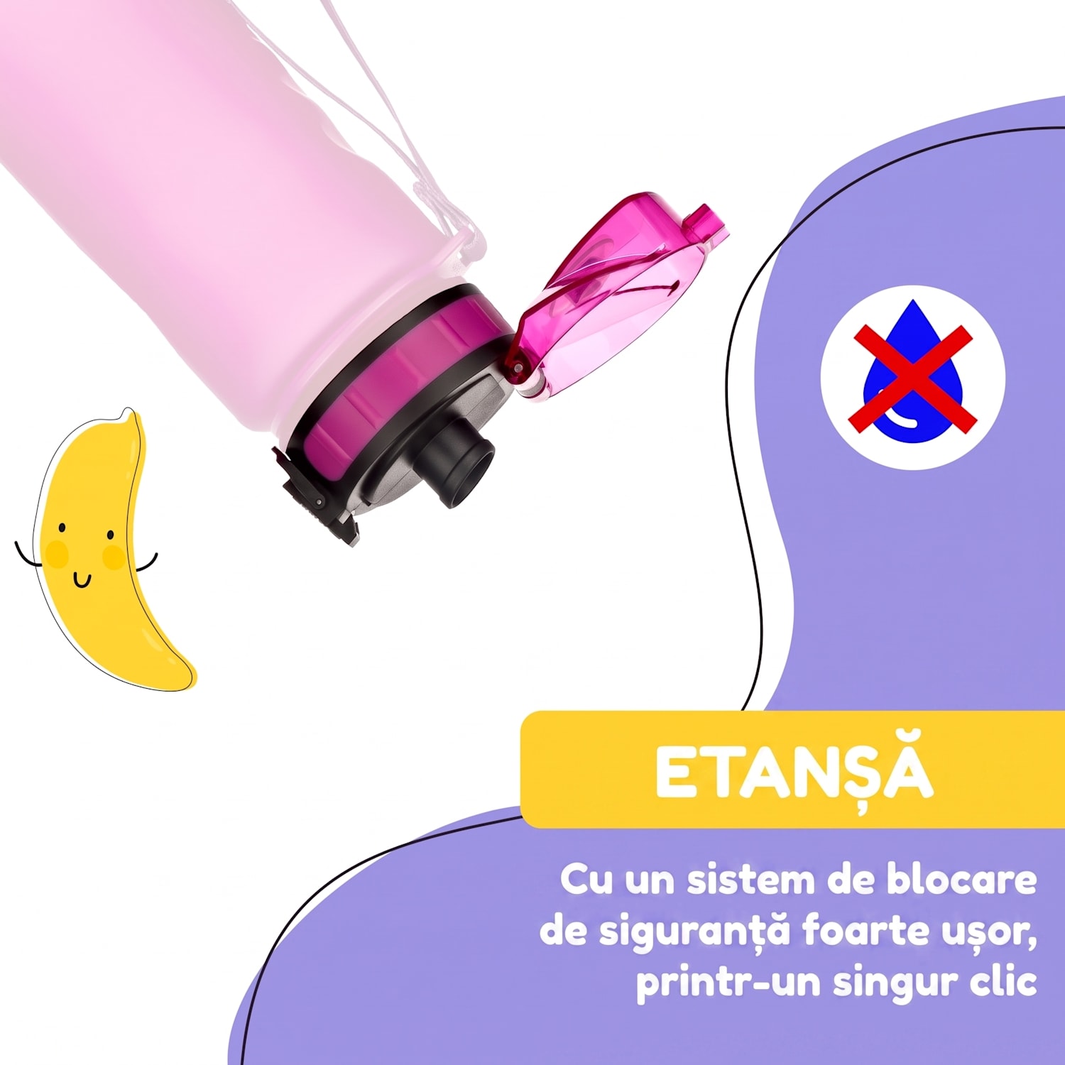 Schmatzfatz, capac de rezervă, înălțime: 4,5 cm, diametru: 7 cm, fără BPA Fucsia