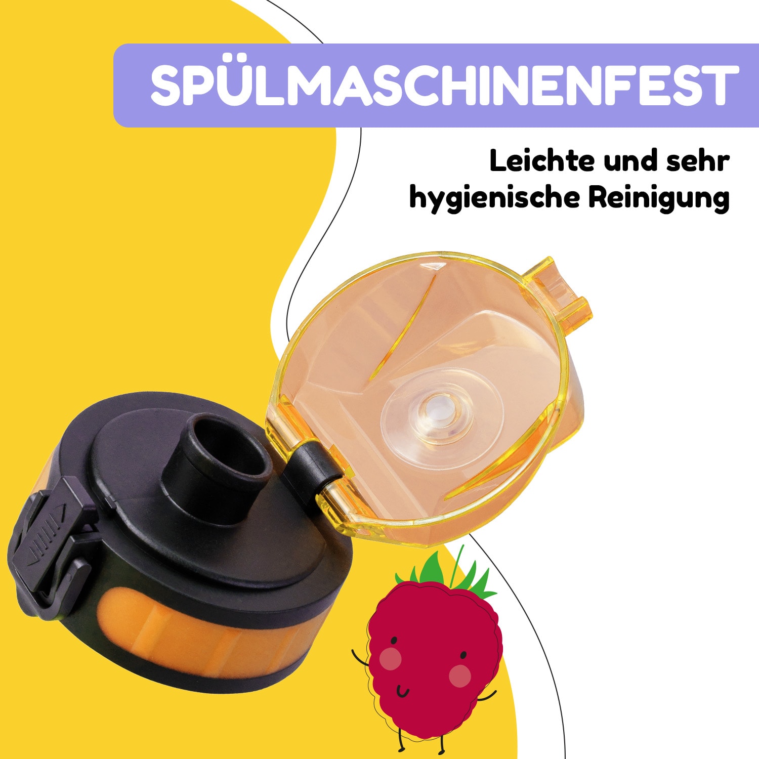 schmatzfatz Ersatzdeckel Höhe: 4,5 cm Durchmesser: 7 cm BPA-frei Merigold