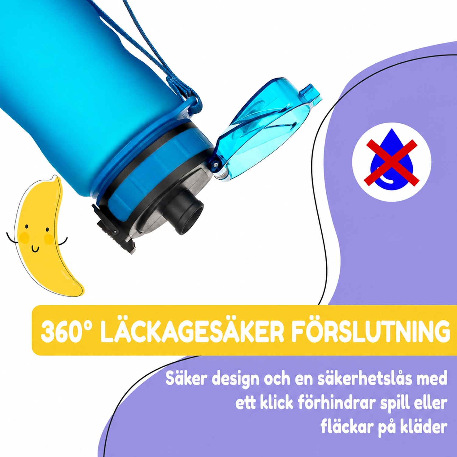 schmatzfatz Wakaba barnmugg 500 ml | Tritan | bärrem | BPA-fri 500 ml | Blå