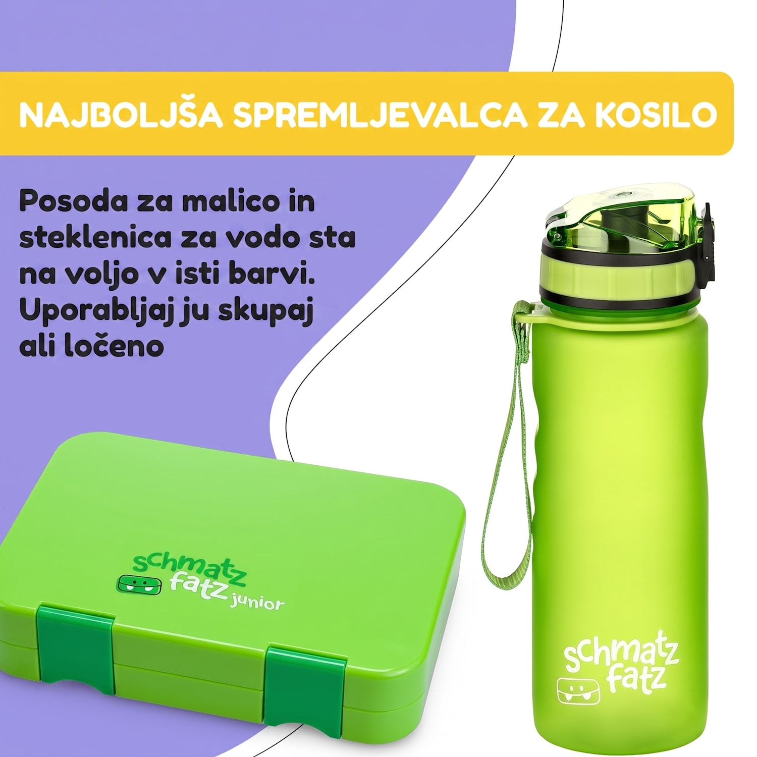 Schmatzfatz, steklenica, športna steklenica, 500 ml, 24 cm, Tritan 500 ml | Limeta