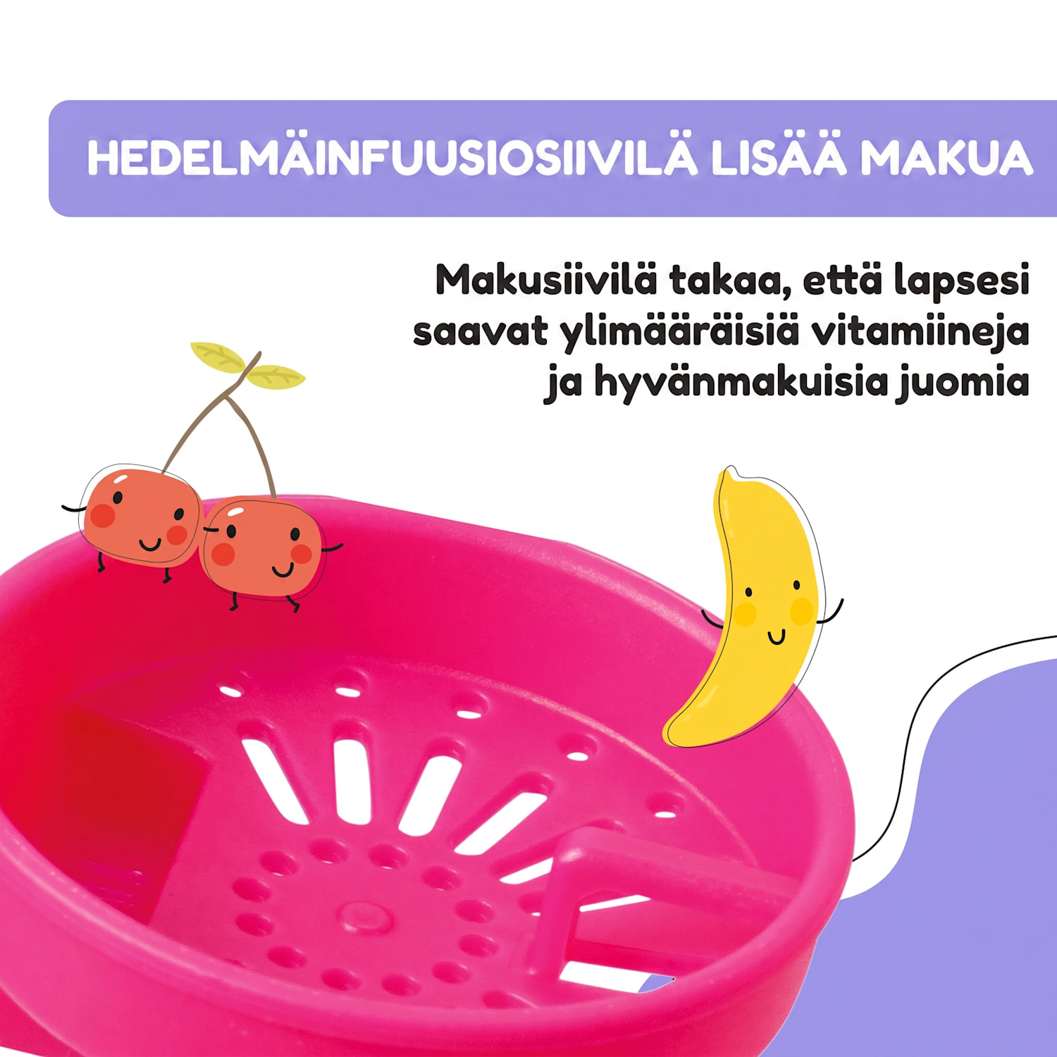 schmatzfatz Wakaba lasten juomapullo 500 ml | Tritan | Kantolenkki | BPA-vapaa 500 ml | Fuksia