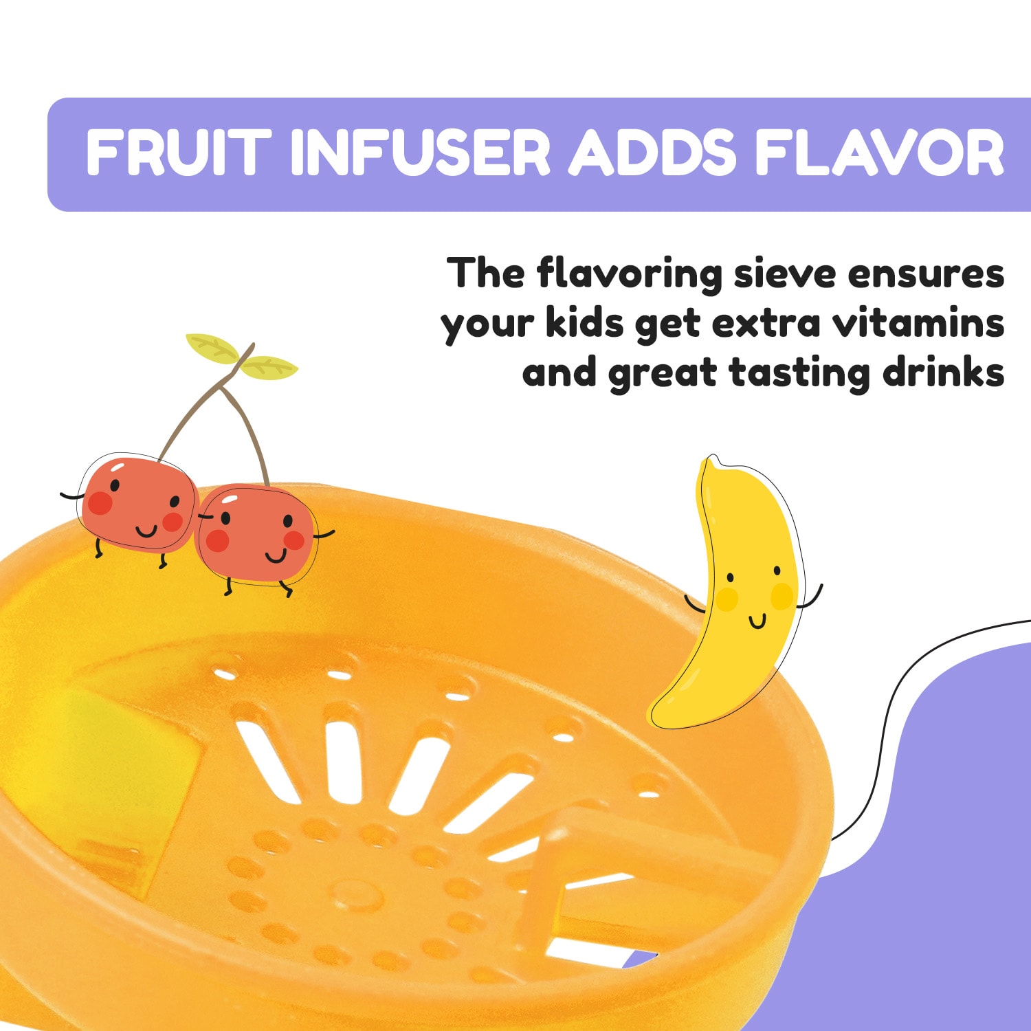 schmatzfatz, juomapullo, vesipullo, 500 ml, 24 cm, Tritan 500 ml | Oranssi